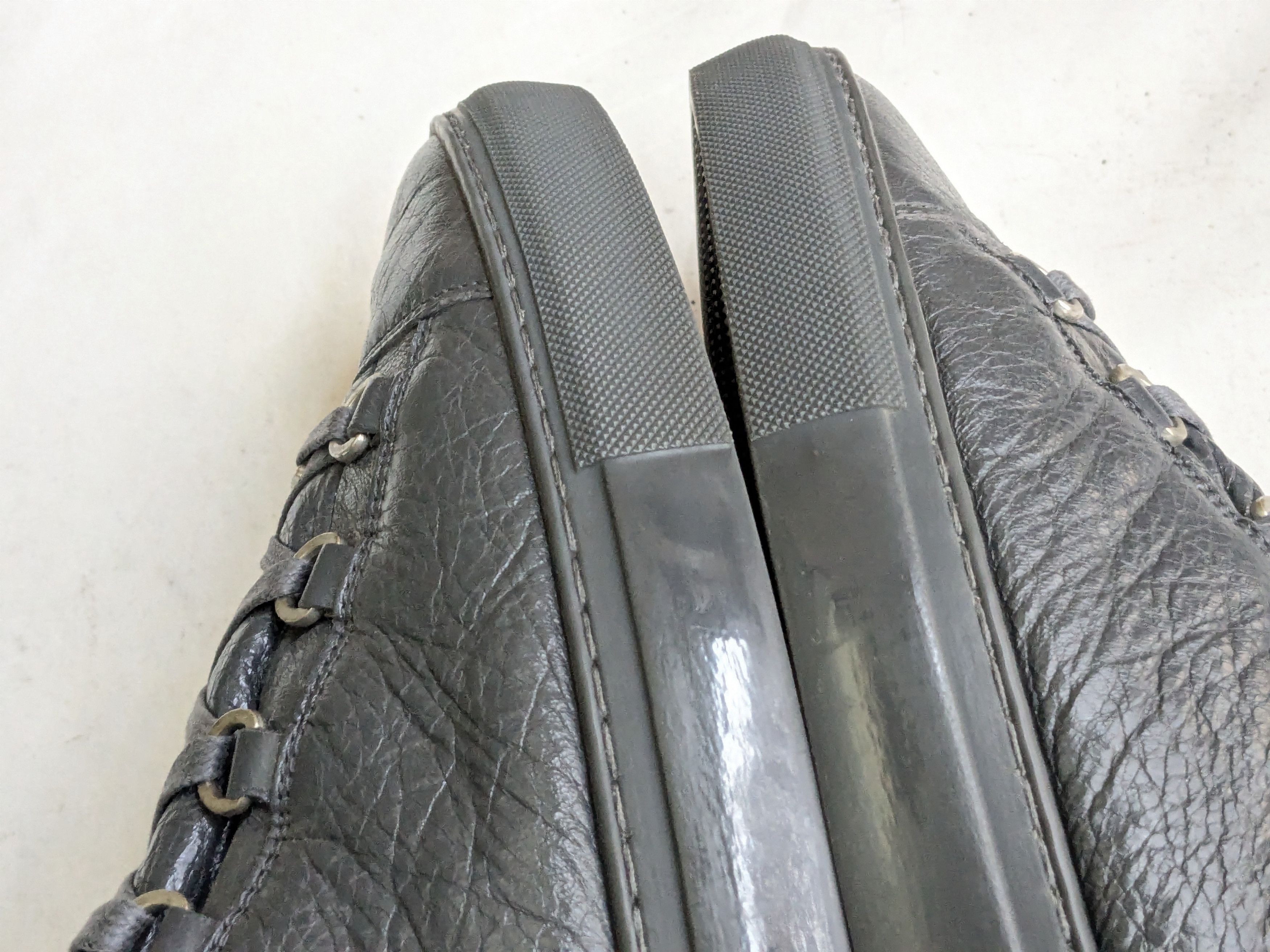 Balenciaga Balenciaga Arena Gray 14 Leather High Tops Size US 14 / EU 47 - 8 Thumbnail