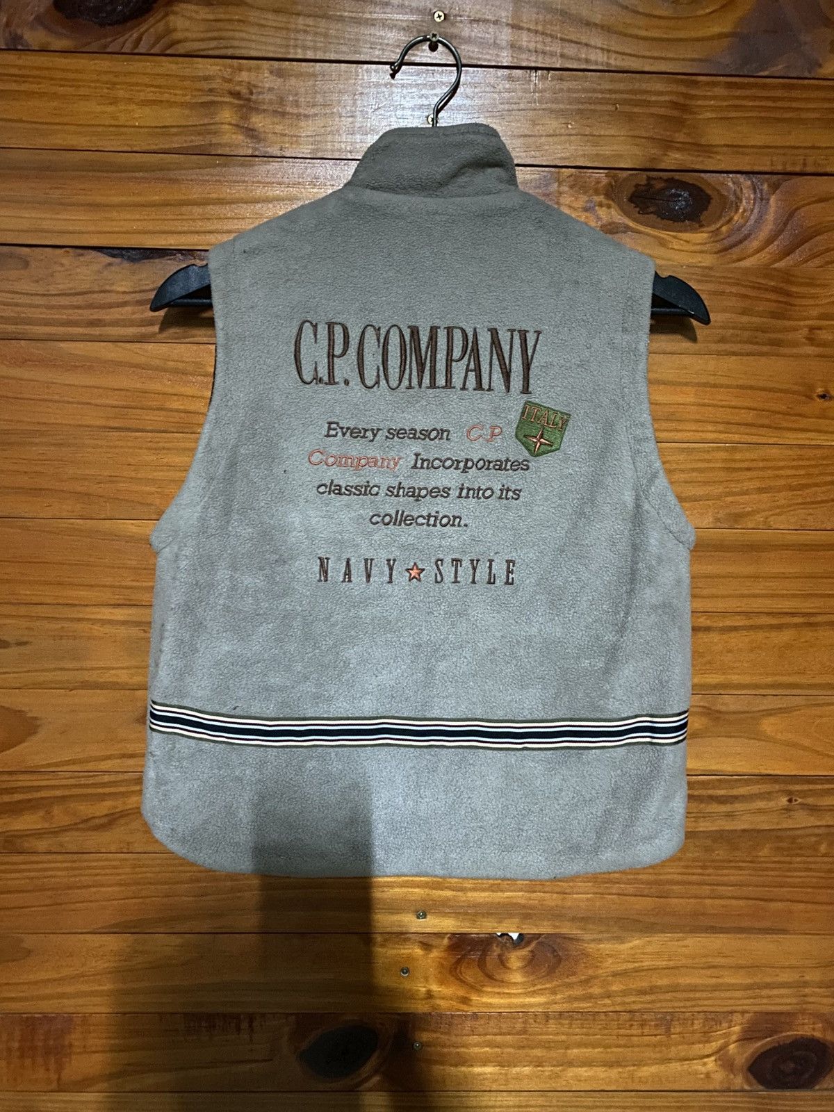 C.P. Company C.P. Company Reversible Fleece Puffer Vest Italian Utility Size US XS / EU 42 / 0 - 16 Thumbnail
