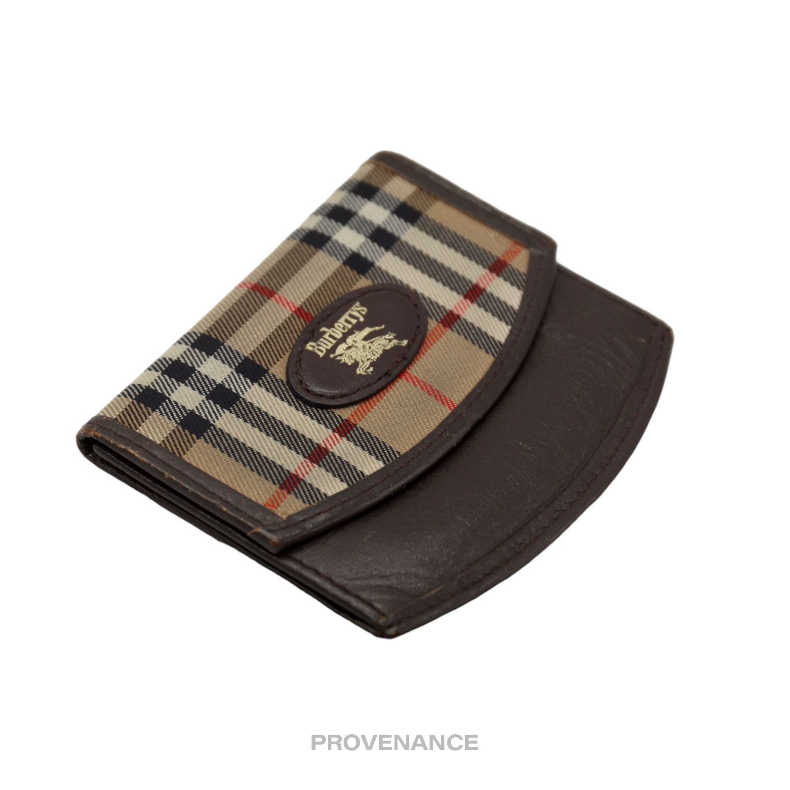 Burberry 🔴 Burberry Snap Coin Wallet - Nova Check Size ONE SIZE - 4 Thumbnail