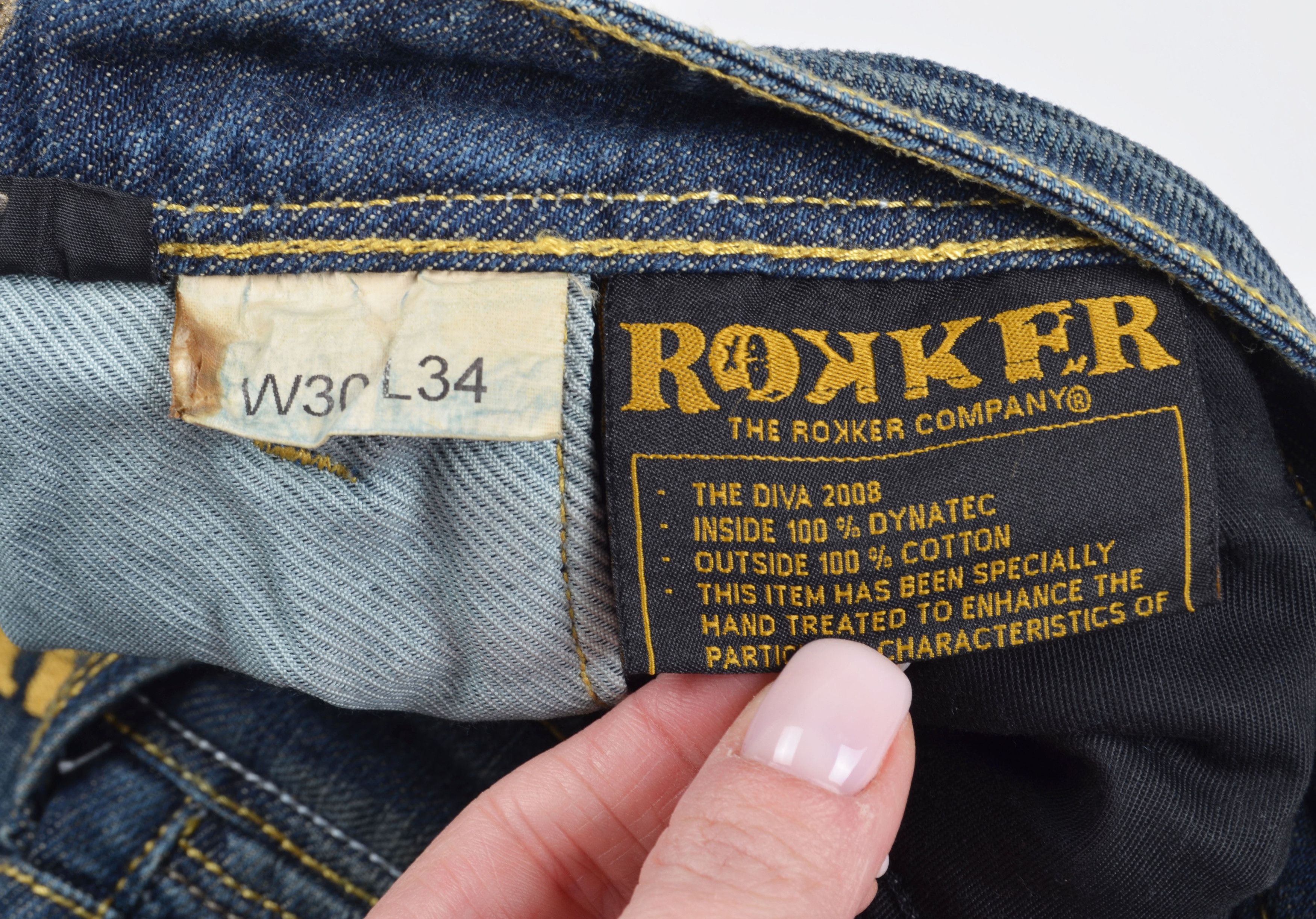 THE ROKKER COMPANY The Rokker Company Dynatec Motorcycle Biker Diva Jeans Size 30" / US 8 / IT 44 - 9 Thumbnail