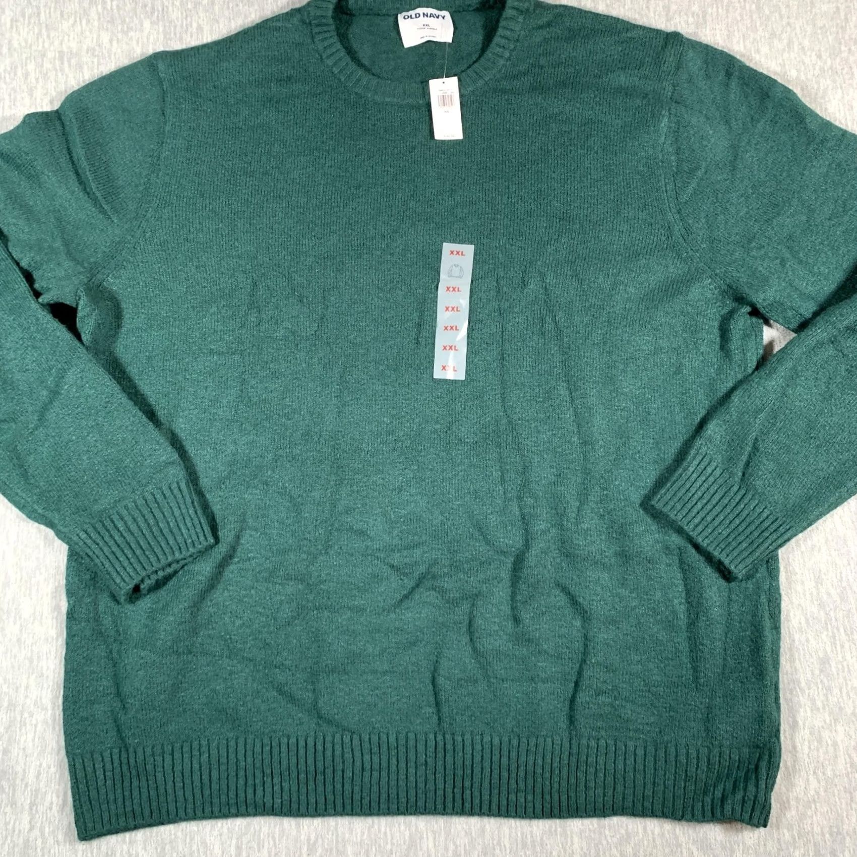 Old Navy Old Navy Sweater Mens 2XL Green Crewneck Pullover Ribbed Knit Machine Washable Size US XXL / EU 58 / 5 - 3 Thumbnail