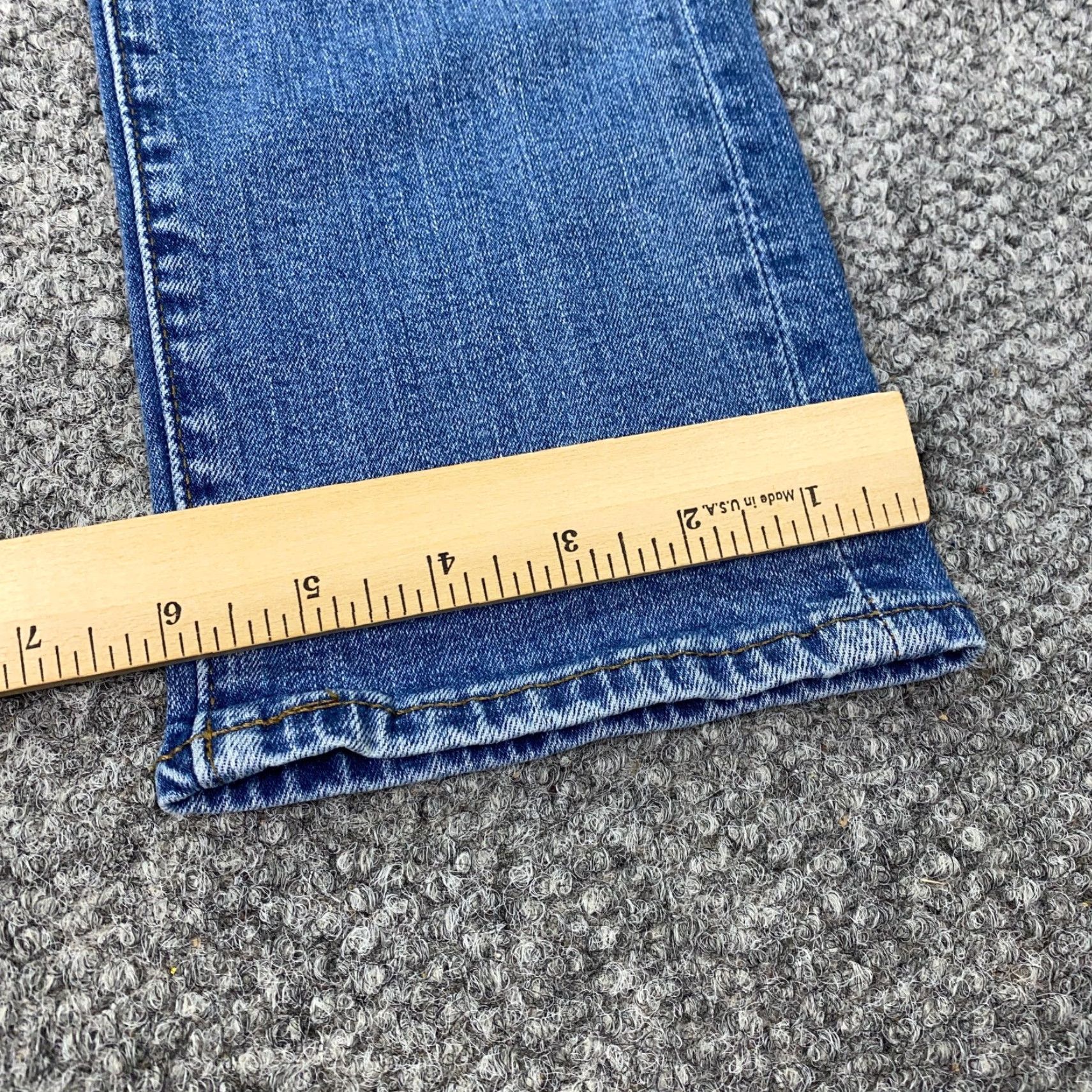 J.Crew J.CREW Jeans Slim Fit 30x31 Denim Blue Stretch Modern Straight Mens Size US 30 / EU 46 - 6 Thumbnail