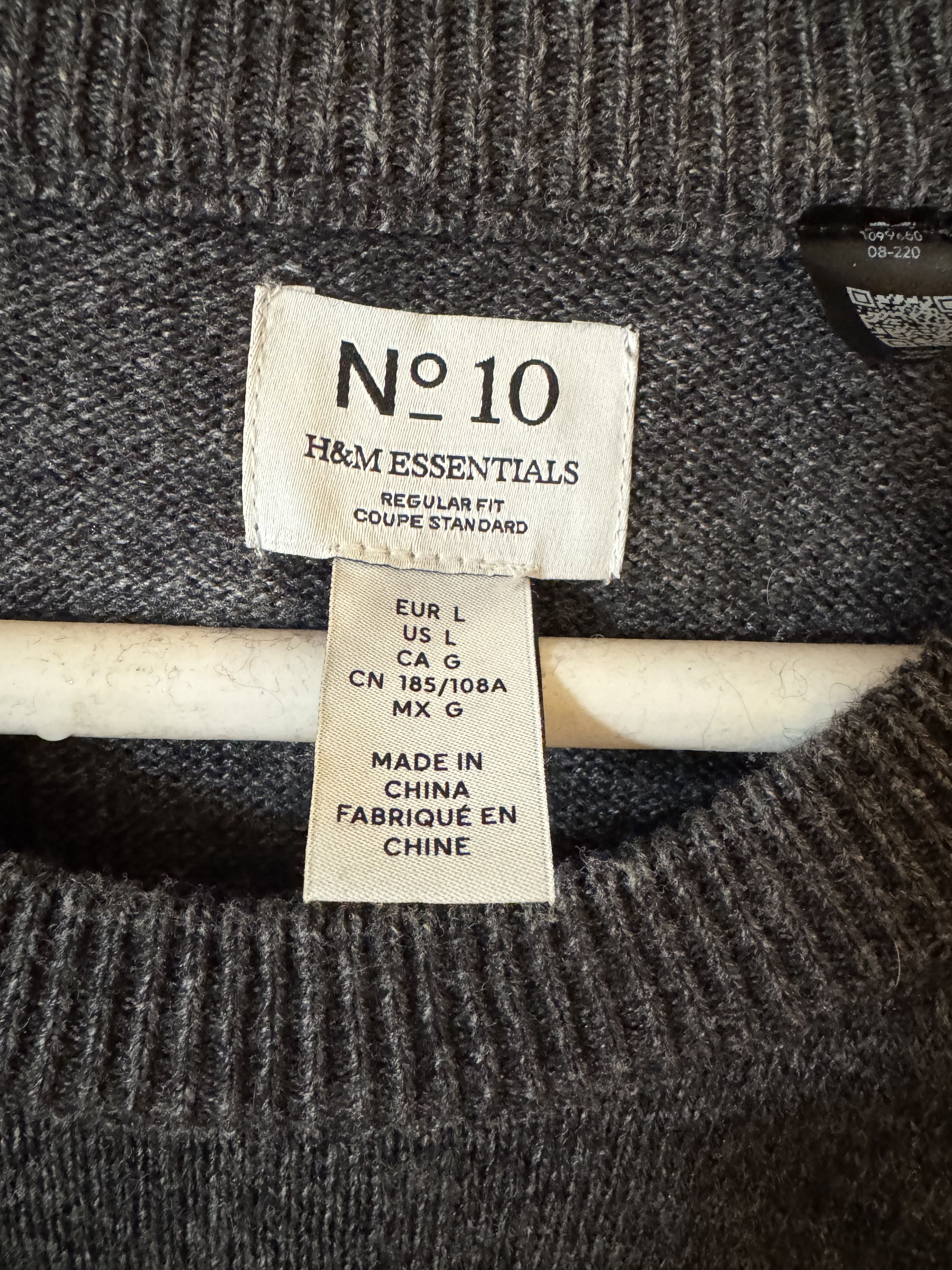 Other Grey Wool Sweater. Size US L / EU 52-54 / 3 - 1 Thumbnail