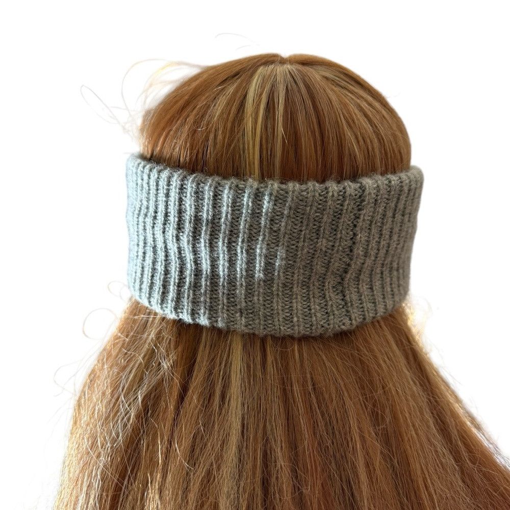 Vince Vince Wool Knit Grey Headband Size ONE SIZE - 3 Thumbnail