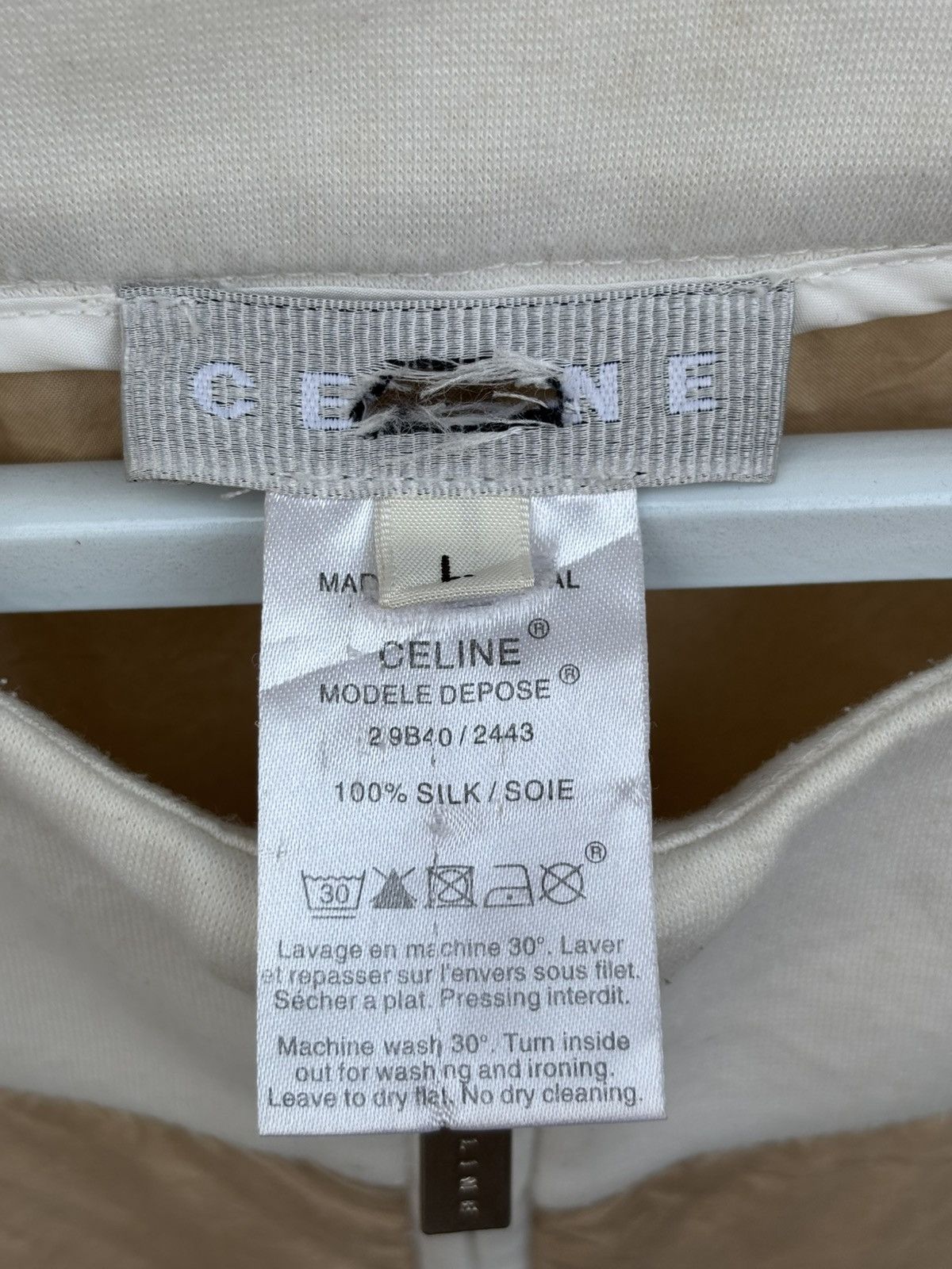 Celine SS09 RUNWAY Silk Dress Size L / US 10 / IT 46 - 7 Thumbnail