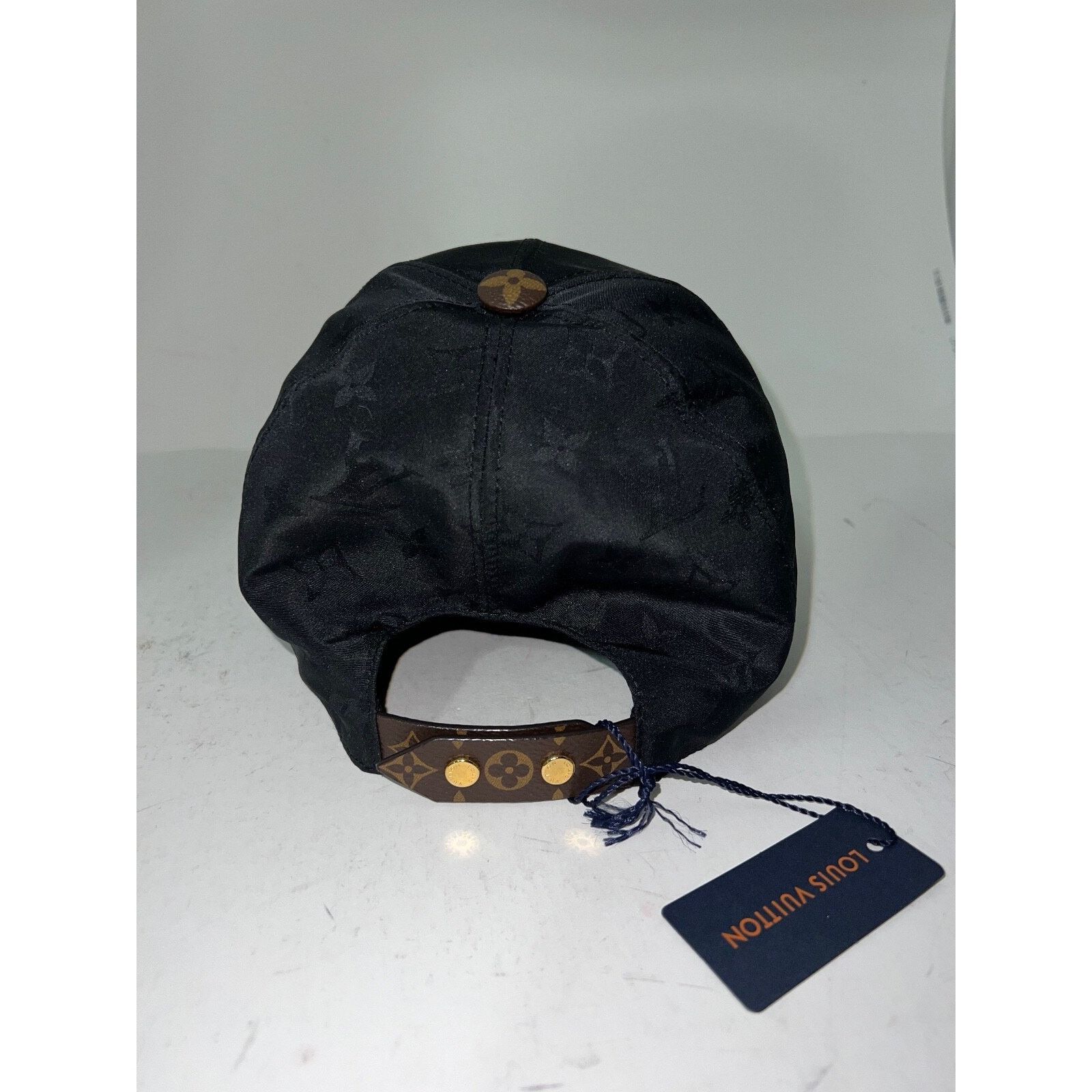 Louis Vuitton Louis Vuitton Black Brown Monogram Logo Sun Baseball Hat M Size ONE SIZE - 6 Thumbnail