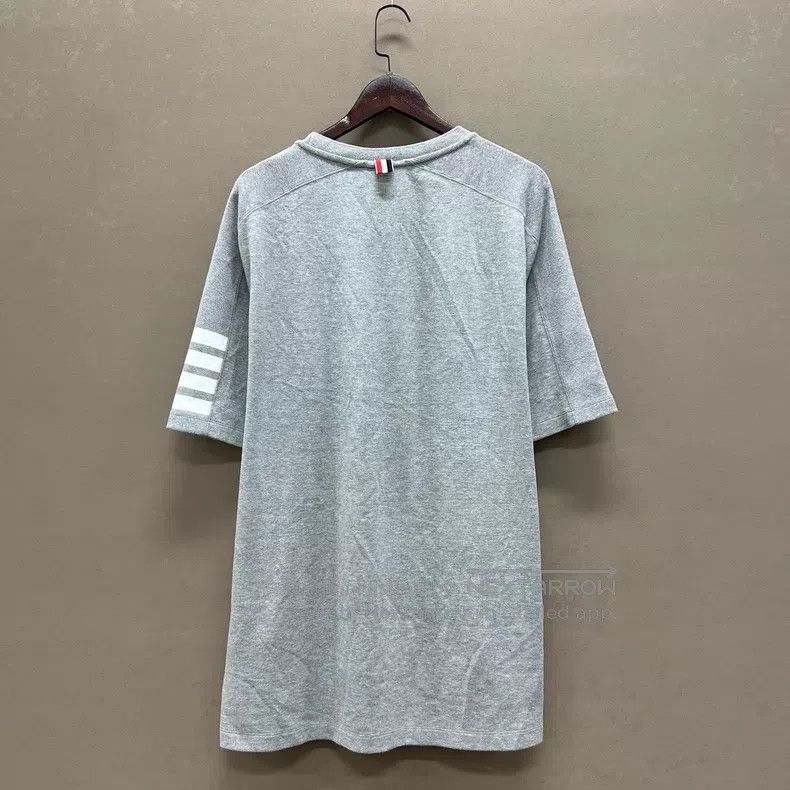 Thom Browne Thom Browne Striped Crew Neck Slim Fit Short Sleeve T-Shir Size US XXL / EU 58 / 5 - 2 Thumbnail