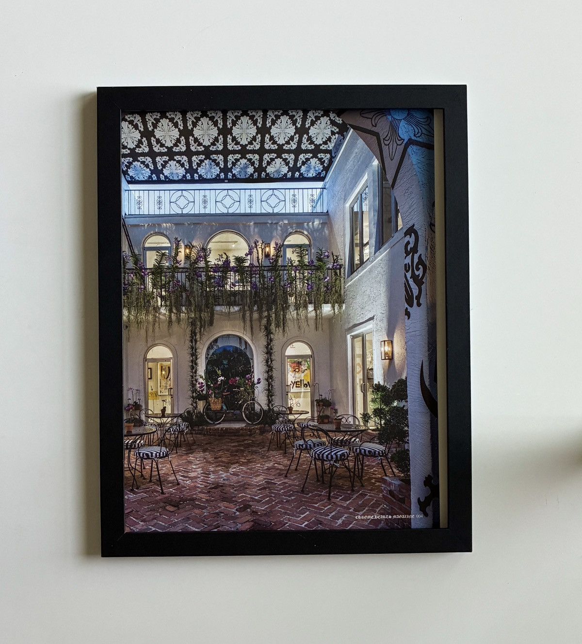 Chrome Hearts Chrome Hearts Miami art gallery 9x11 Framed poster Size ONE SIZE - 1 Thumbnail