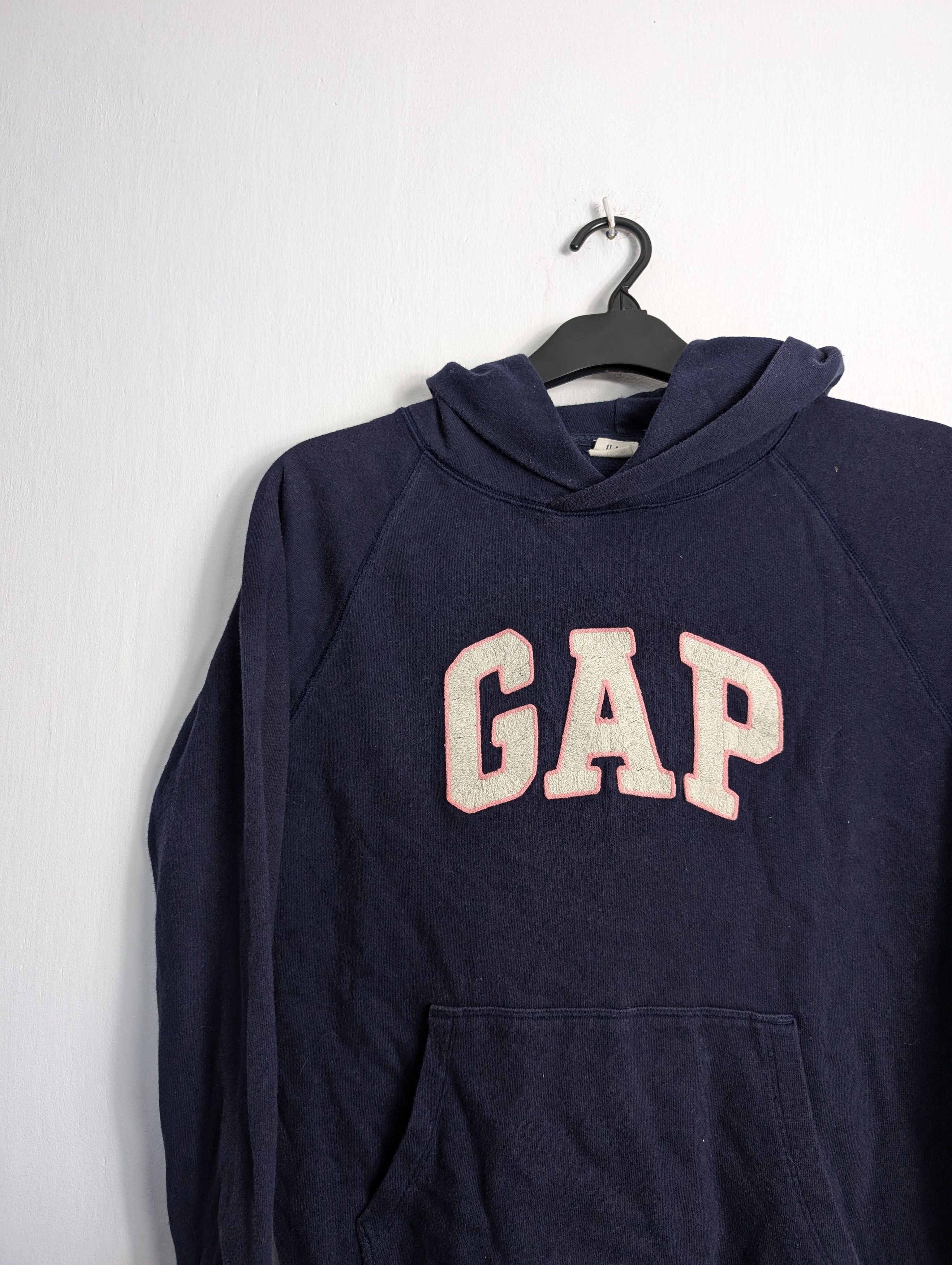 Gap GAP Women's Hoodie Spellout Logo Pullover Sweatshirt Size XS / US 0-2 / IT 36-38 - 2 Thumbnail