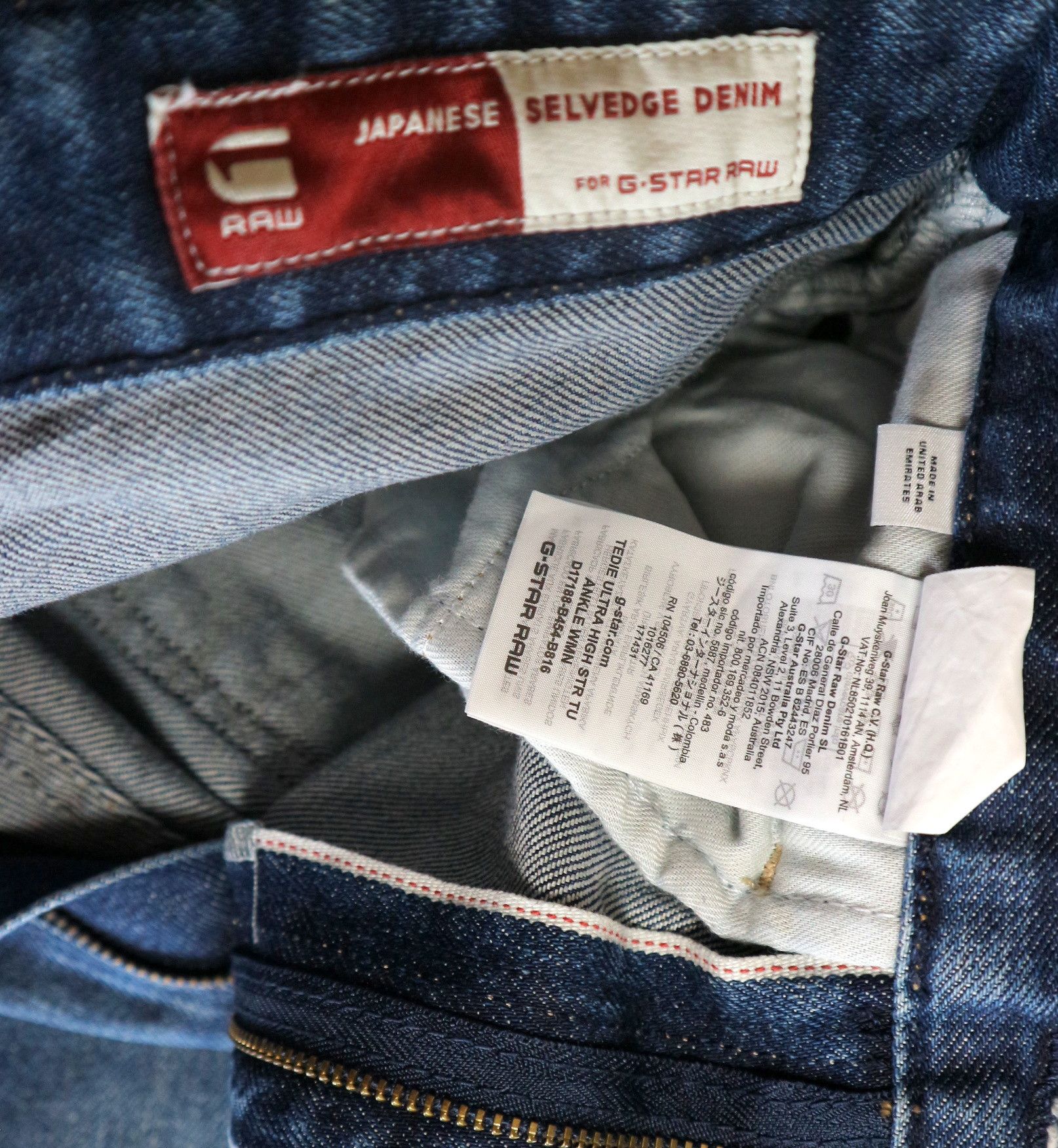 G-Star G-Star Raw Tedie Jeans W24 L30 Japanese Selvedge Size 24" / US 00 / IT 34 - 8 Thumbnail