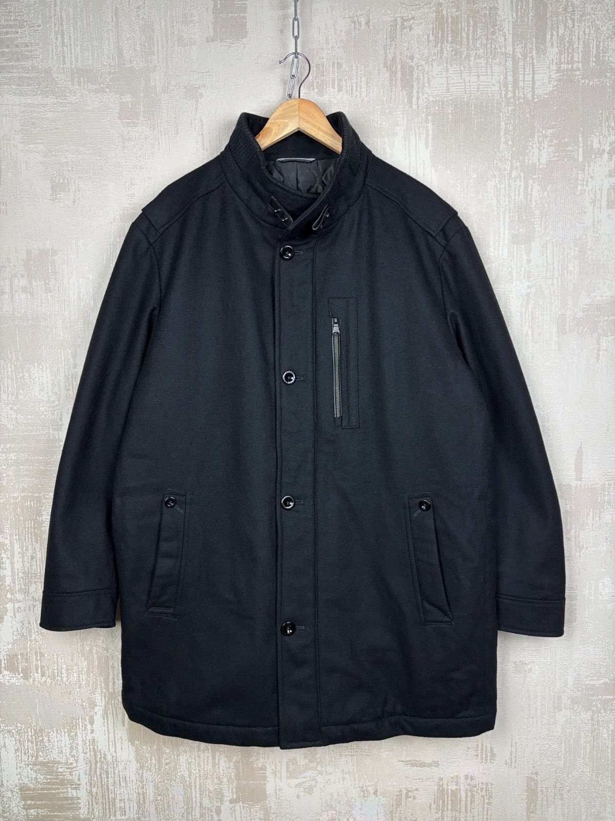 Hugo Boss Hugo Boss Conaz2 Wool Blend Coat Men's Size EU 58 / US 48R Size US XXL / EU 58 / 5 - 3 Thumbnail