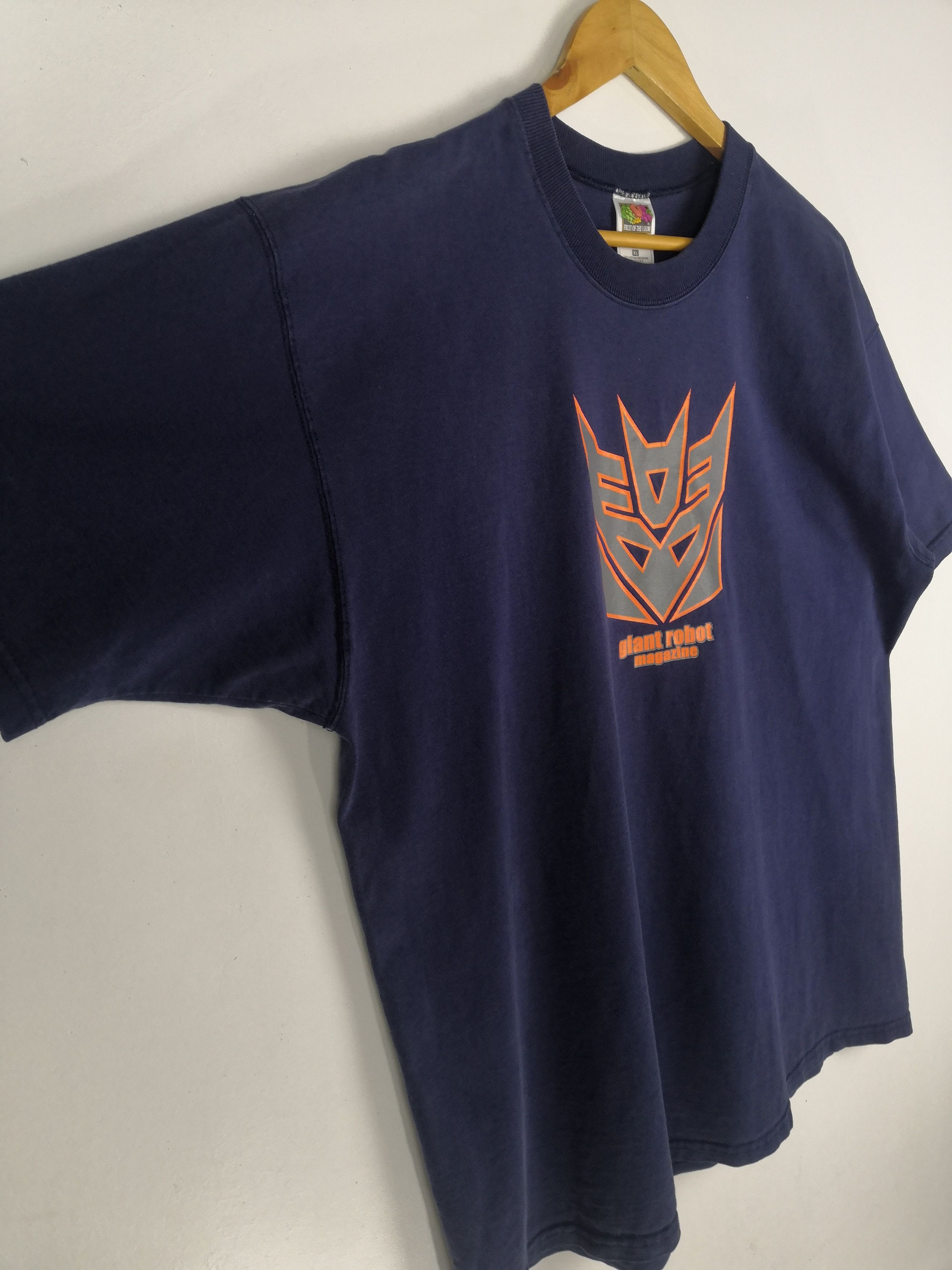 Vintage Vintage 90s Giant Robot Magazine T-Shirt Desepticon Size US XL / EU 56 / 4 - 4 Thumbnail