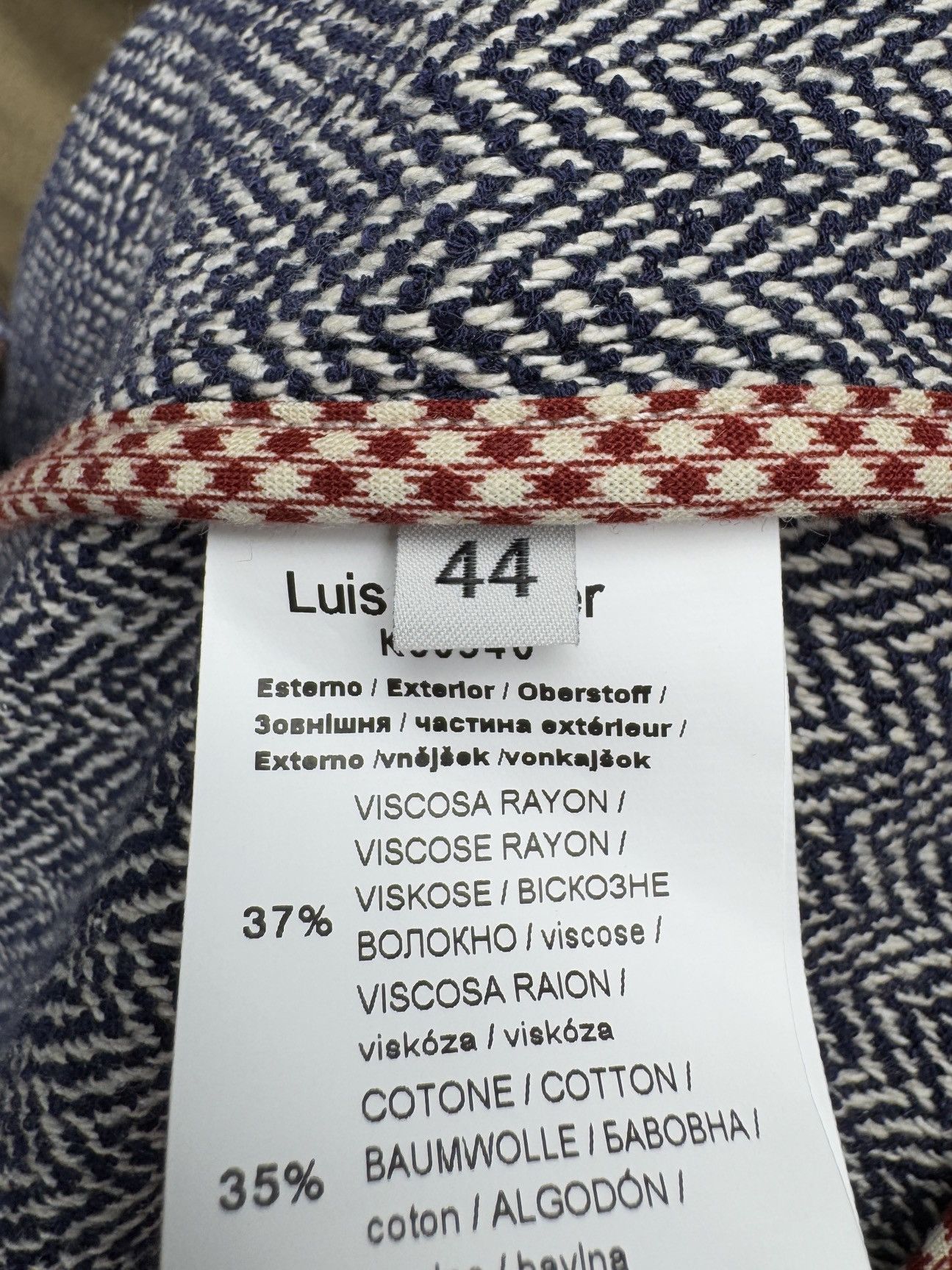 Other Luis Trenker grey-blue herringbone jacket blazer size 44 Size M / US 6-8 / IT 42-44 - 11 Thumbnail