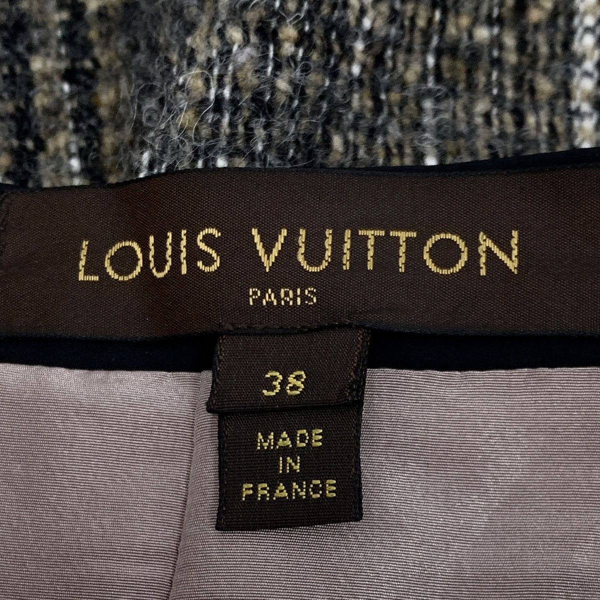 Louis Vuitton Louis Vuitton Brown Mohair Striped Casual Skirt K26WX Size 27" / US 4 / IT 40 - 5 Thumbnail