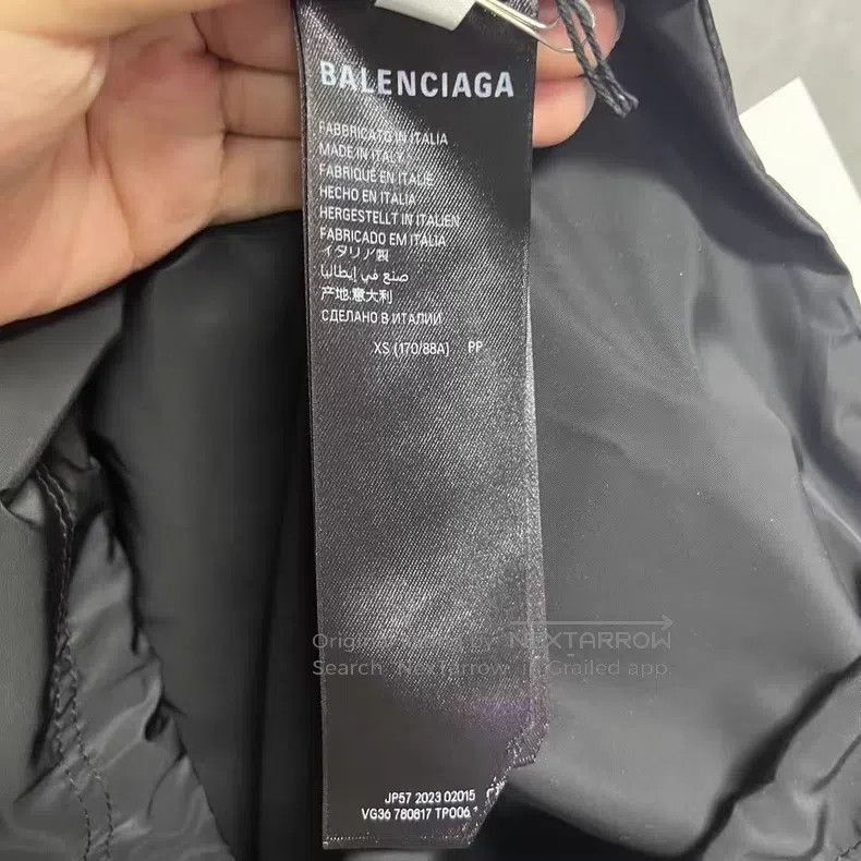 Balenciaga Balenciaga Black School Team Soccer Snap Button Jacket Size US XS / EU 42 / 0 - 2 Thumbnail