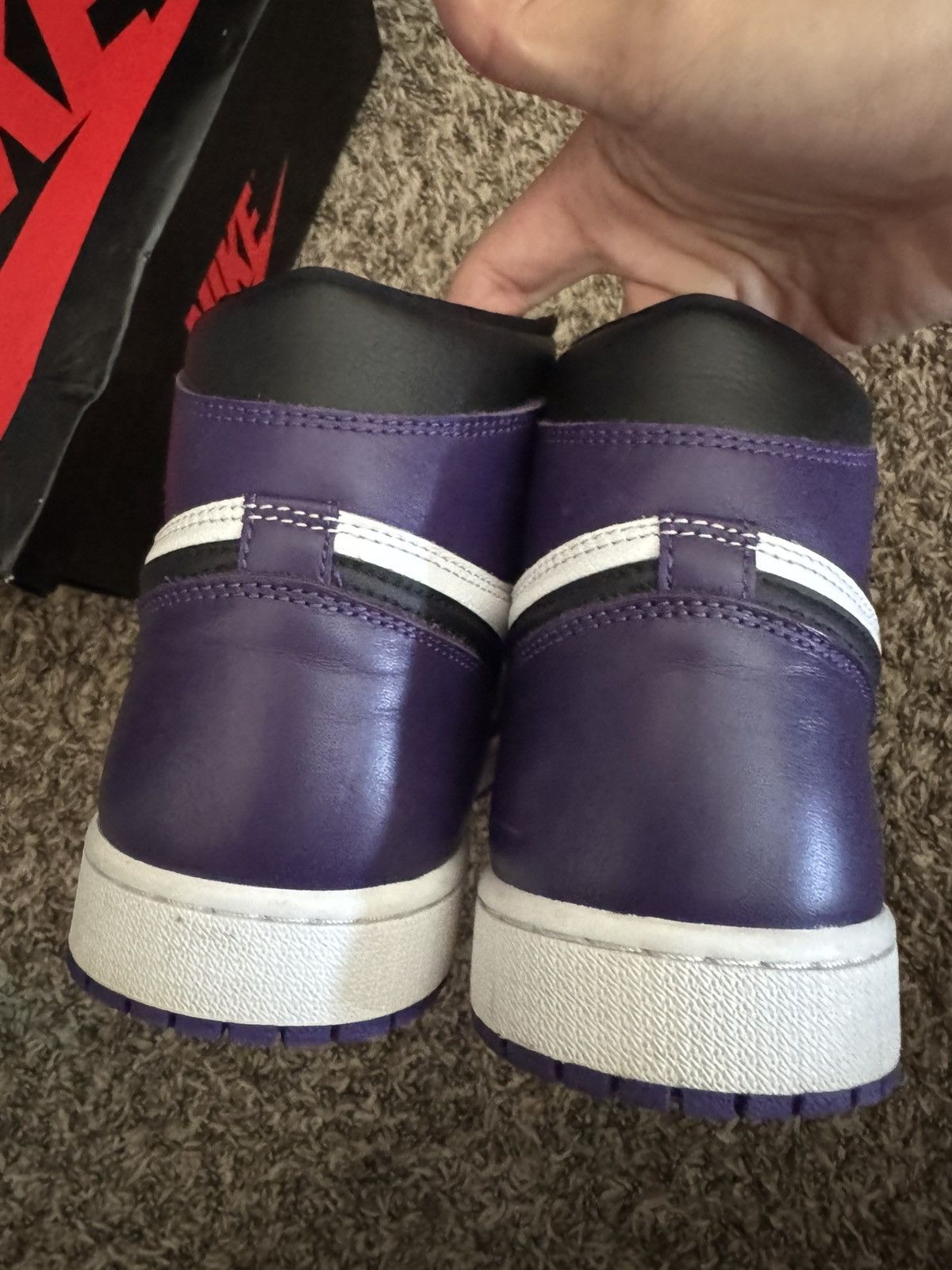 Jordan Brand Jordan 1 court purple Size US 11.5 / EU 44-45 - 5 Thumbnail