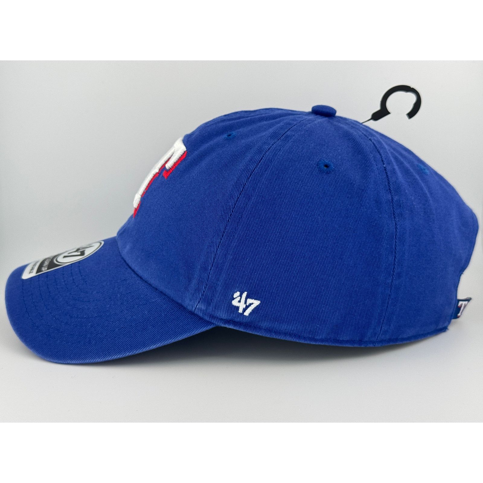 47 Brand New Texas Rangers Hat - '47 Clean Up Strapback Dad Cap Size ONE SIZE - 5 Thumbnail