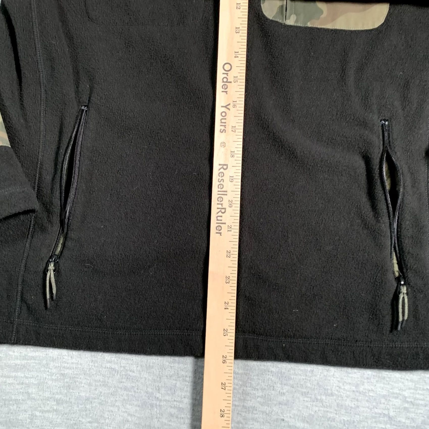 Roark Roark Jacket Mens Medium Black Camouflage Fleece Full Zip Outdoor Pockets Size US M / EU 48-50 / 2 - 7 Thumbnail