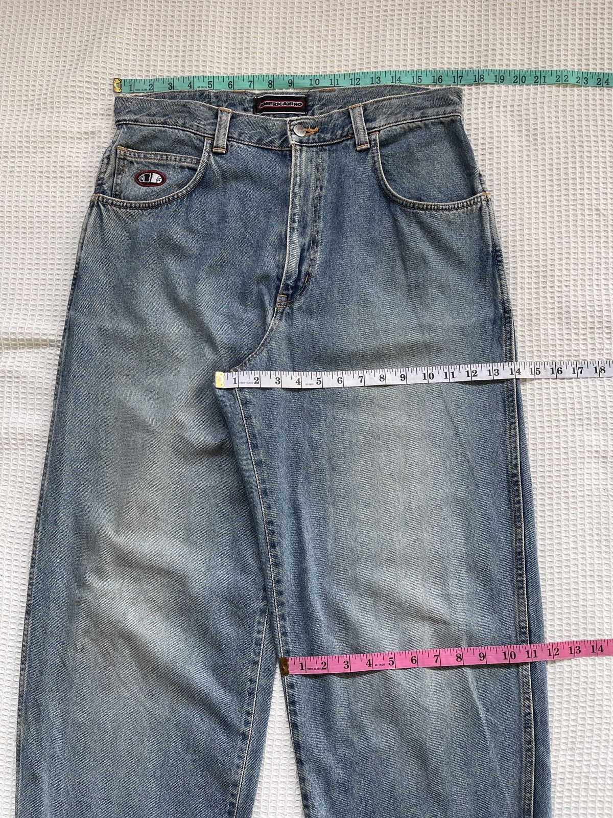 JNCO Rare‼️Vintage AMERICANINO Wide Leg Jeans Size US 34 / EU 50 - 10 Thumbnail