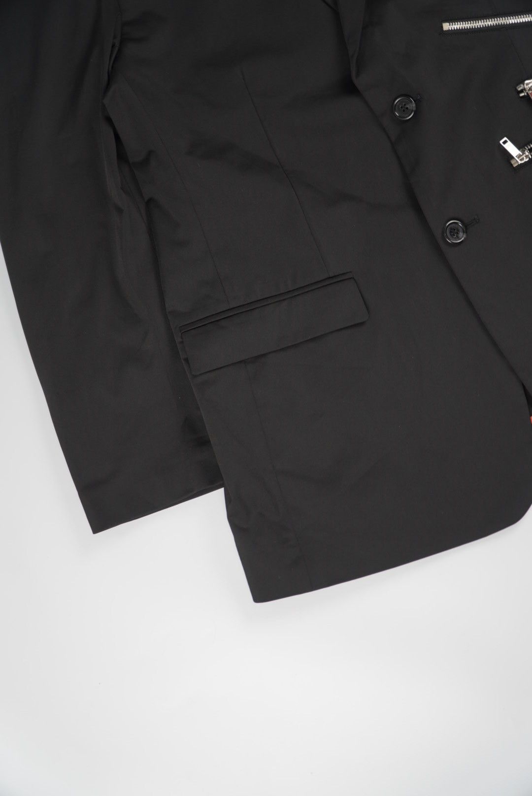 Dior Dior Zippered Black Single Suit Size 42R - 5 Thumbnail