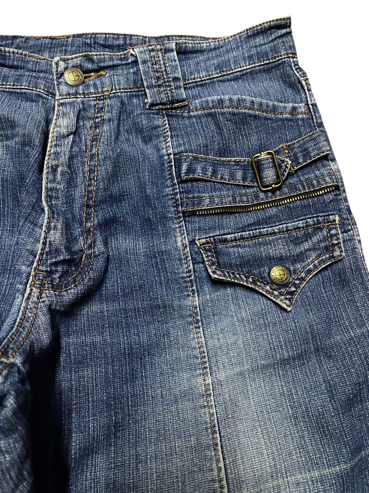 Japanese Brand Japanese Brand Advantage Blue Wash Baggy Jeans Size US 33 - 7 Thumbnail