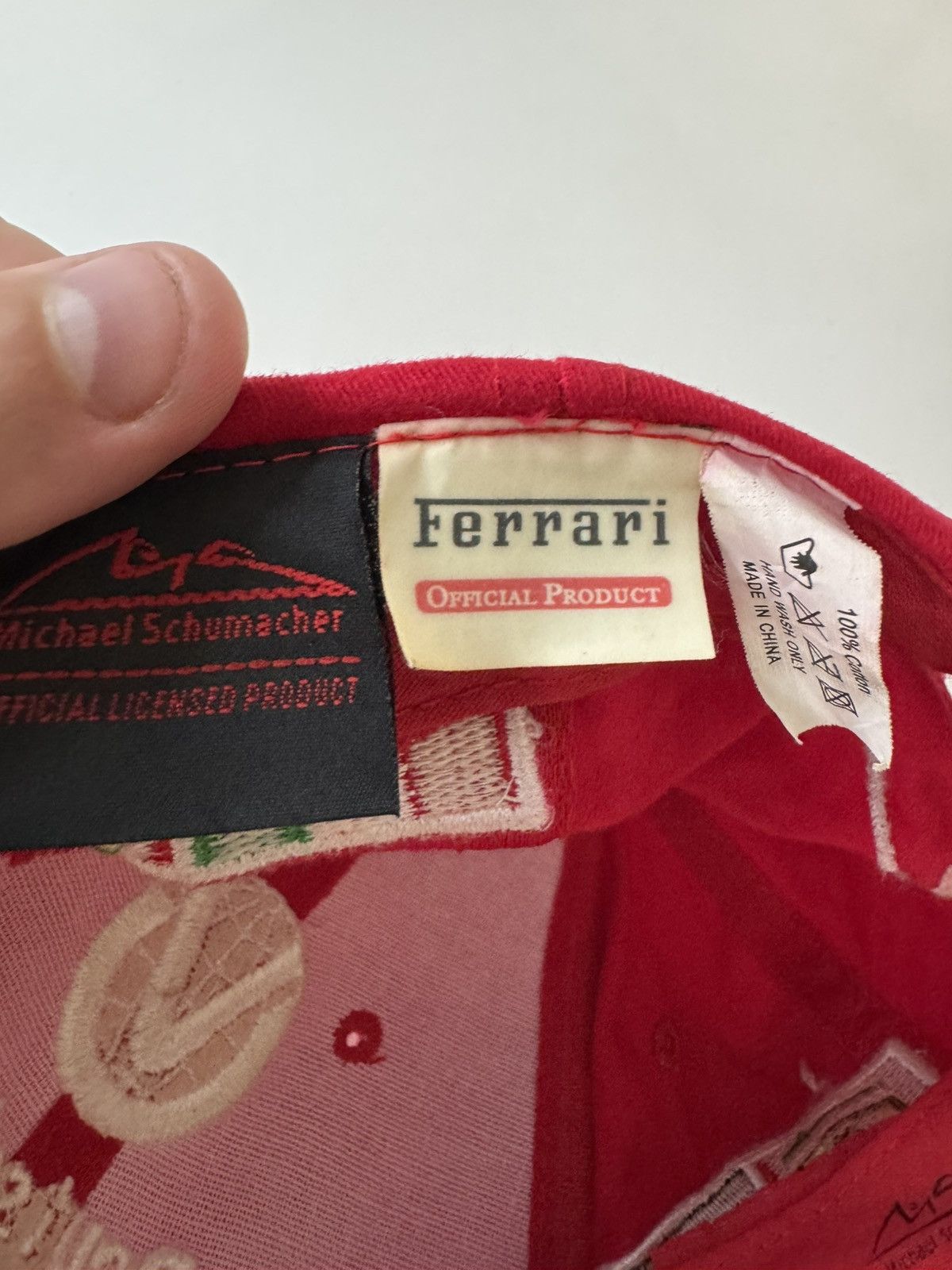 Vintage Ferrari vintage cap hat Size ONE SIZE - 7 Thumbnail