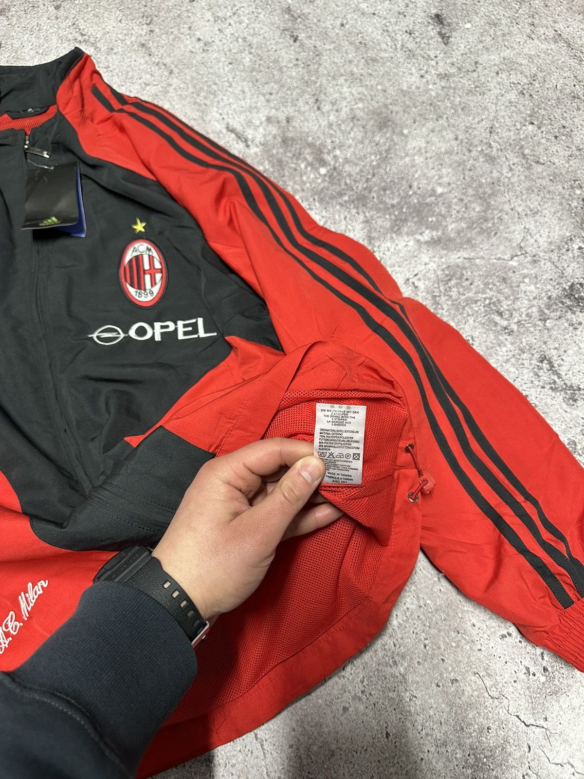 Japanese Brand Vintage Adidas AC Milan 2000s Traning Track Suit Y2K Japan Size US XL / EU 56 / 4 - 13 Thumbnail