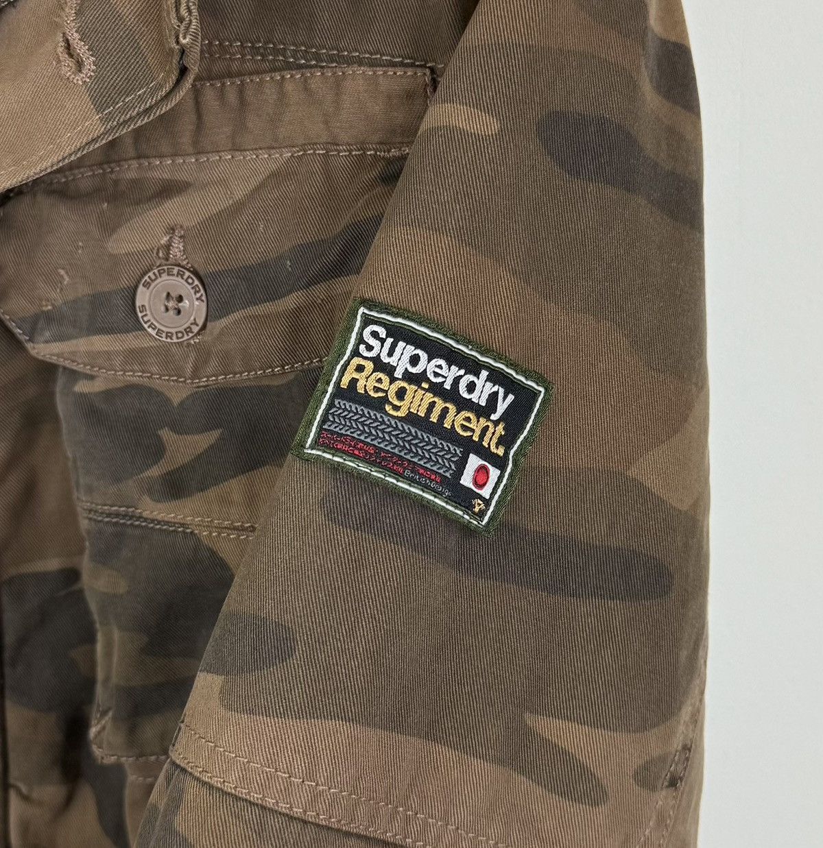 Superdry Superdry Regiment M65 Camouflage Military Jacket Field Top Size US L / EU 52-54 / 3 - 12 Thumbnail