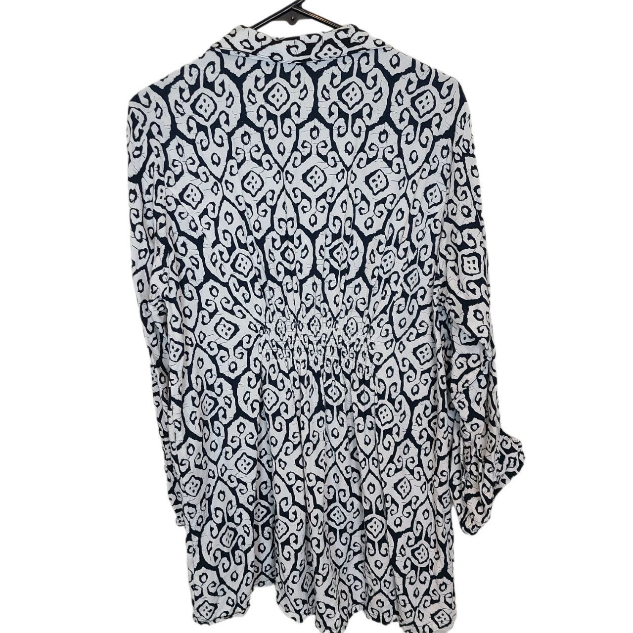 Soft Surroundings Soft Surroundings Tunic Top XL Floral Salina Challis Batik Size XL / US 12-14 / IT 48-50 - 7 Thumbnail