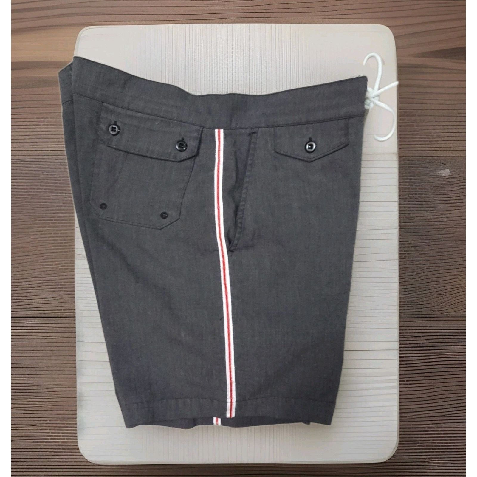 M.Nii M. Nii Makaha Board Shorts Trunks Lined Gray Size 31 Size US 31 - 2 Thumbnail