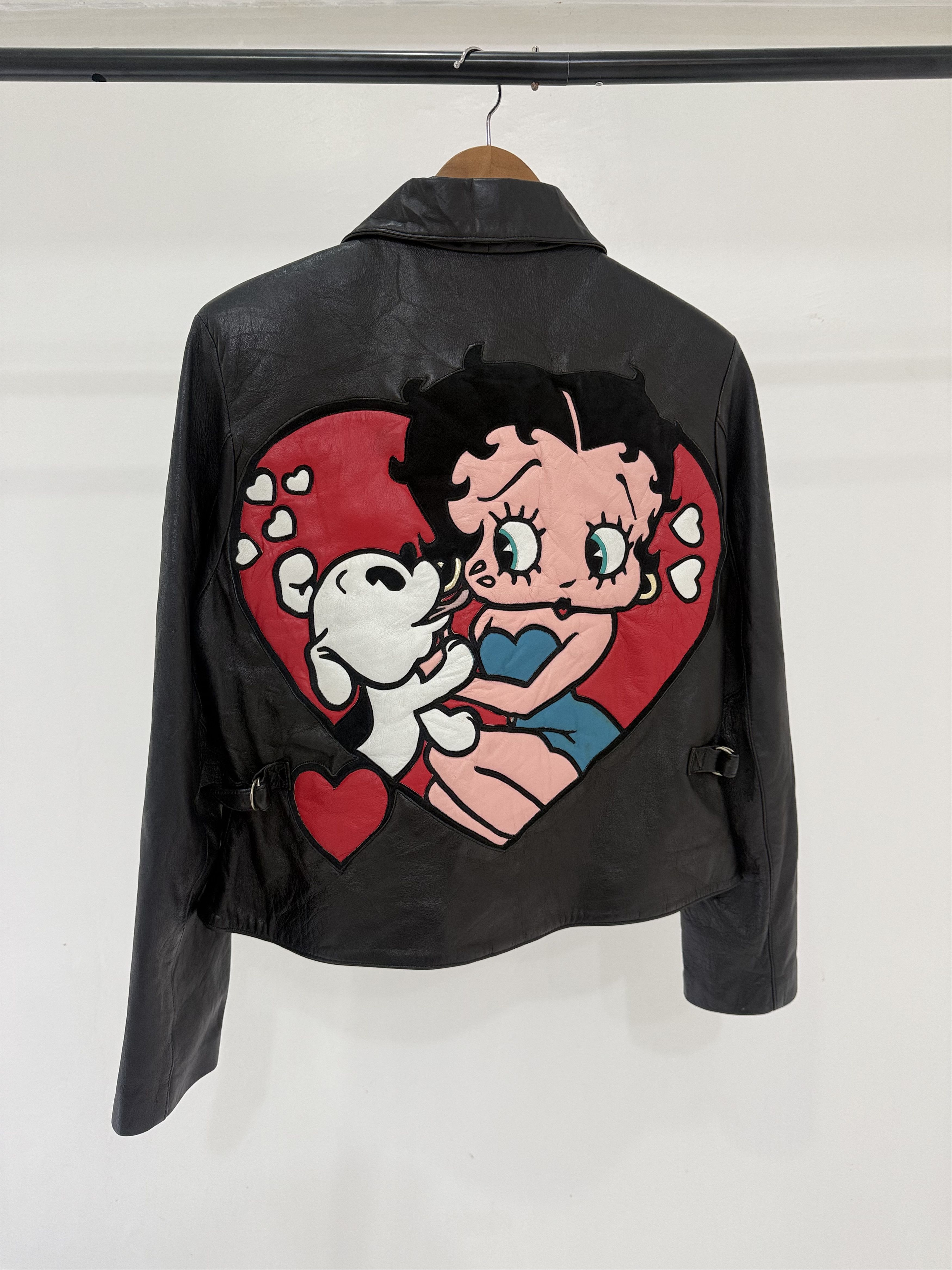 Vintage Betty Boop - Vintage Soft Leather Jacket Size S / US 4 / IT 40 - 2 Thumbnail