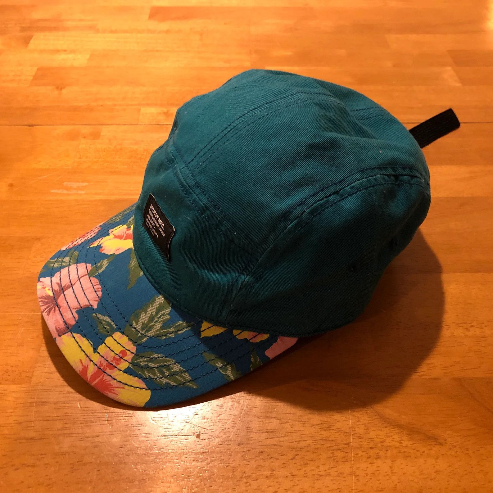 Stussy VINTAGE STUSSY Floral Camp Cap 5-Panel Hat Cap Size ONE SIZE - 2 Thumbnail
