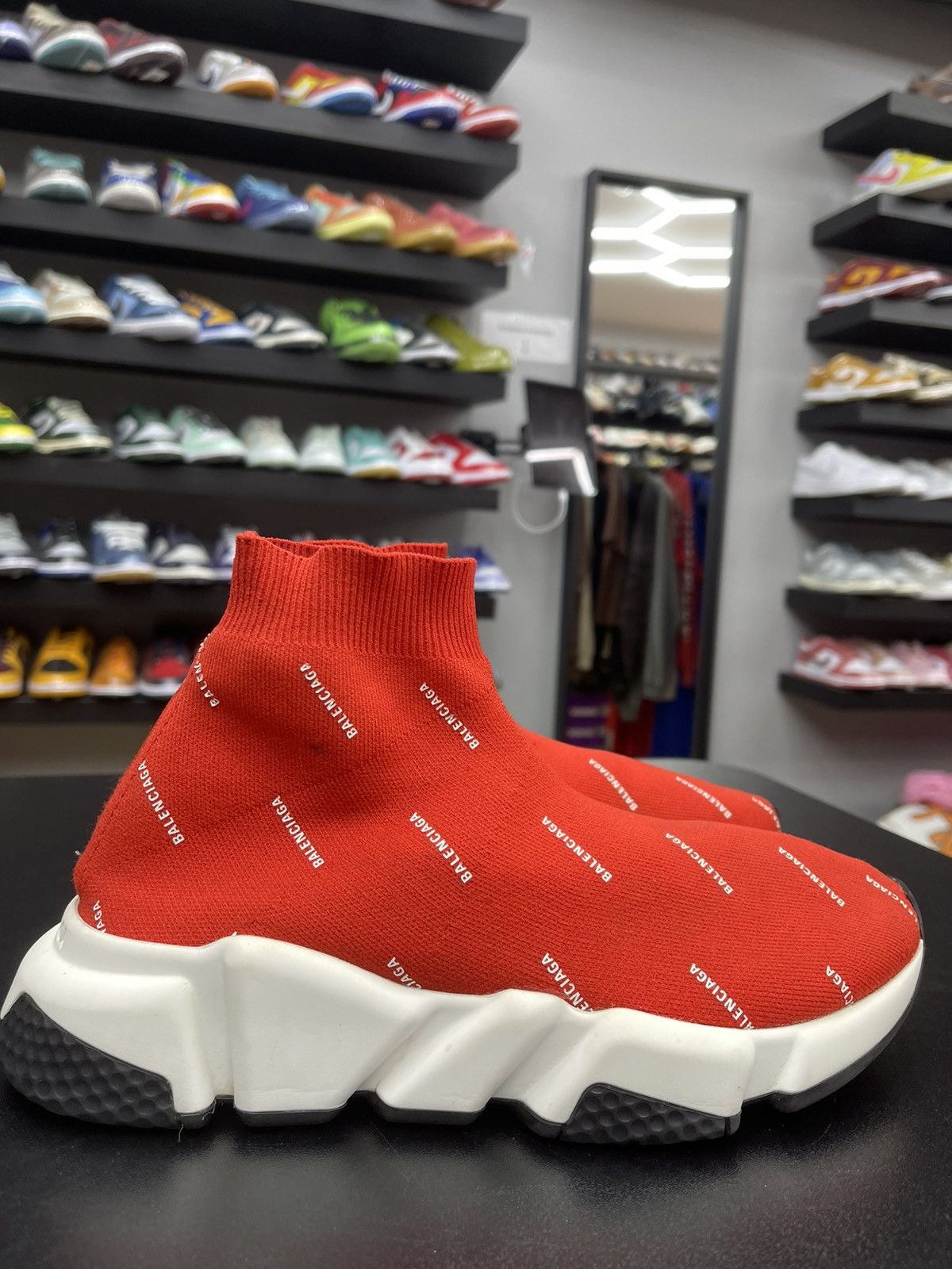 Balenciaga Size 7US/37EU - Balenciaga Speed 2.0 “All Over Logo” Size US 7 / IT 37 - 3 Thumbnail