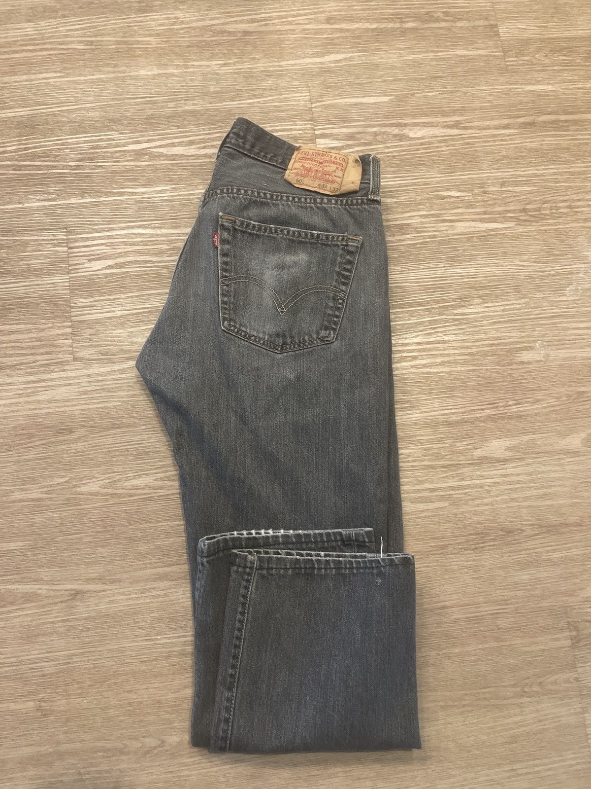 Levi's × Vintage Levi’s 501 denim straight leg vintage Size US 34 / EU 50 - 2 Thumbnail