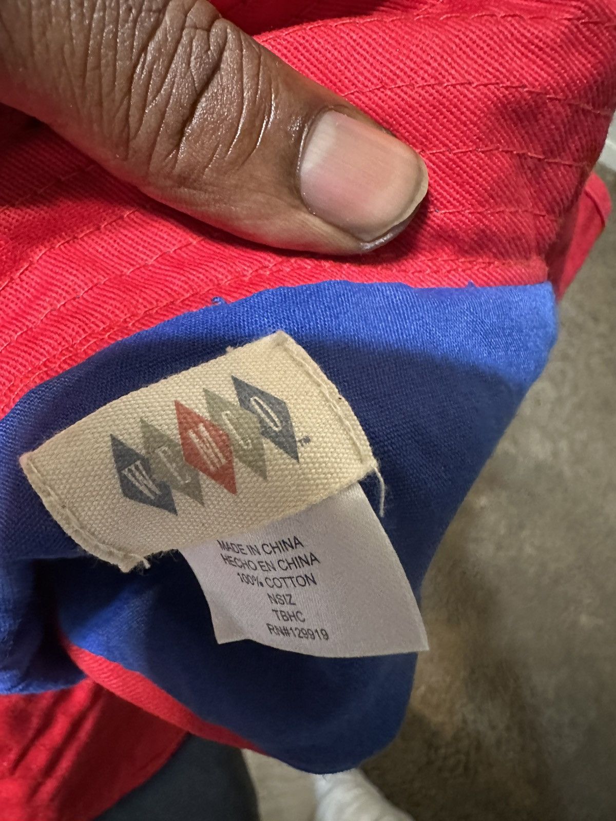 Nike × Vintage Vintage 4th of July “red, white & blue” bucket hat 90s Size ONE SIZE - 7 Thumbnail
