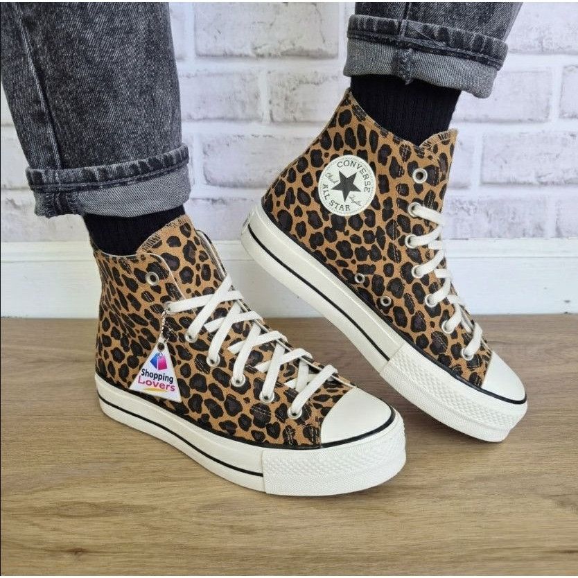 Converse ⭐Converse Chuck Taylor Lift Platform Leopard Sz 9.5 Women S Size US 9.5 / IT 39.5 - 1 Thumbnail