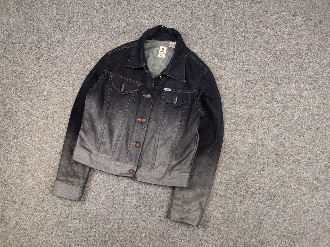 Enyce Vintage Enyce hysteric glamour Style Gradient Denim jacket Size M / US 6-8 / IT 42-44 - 3 Thumbnail