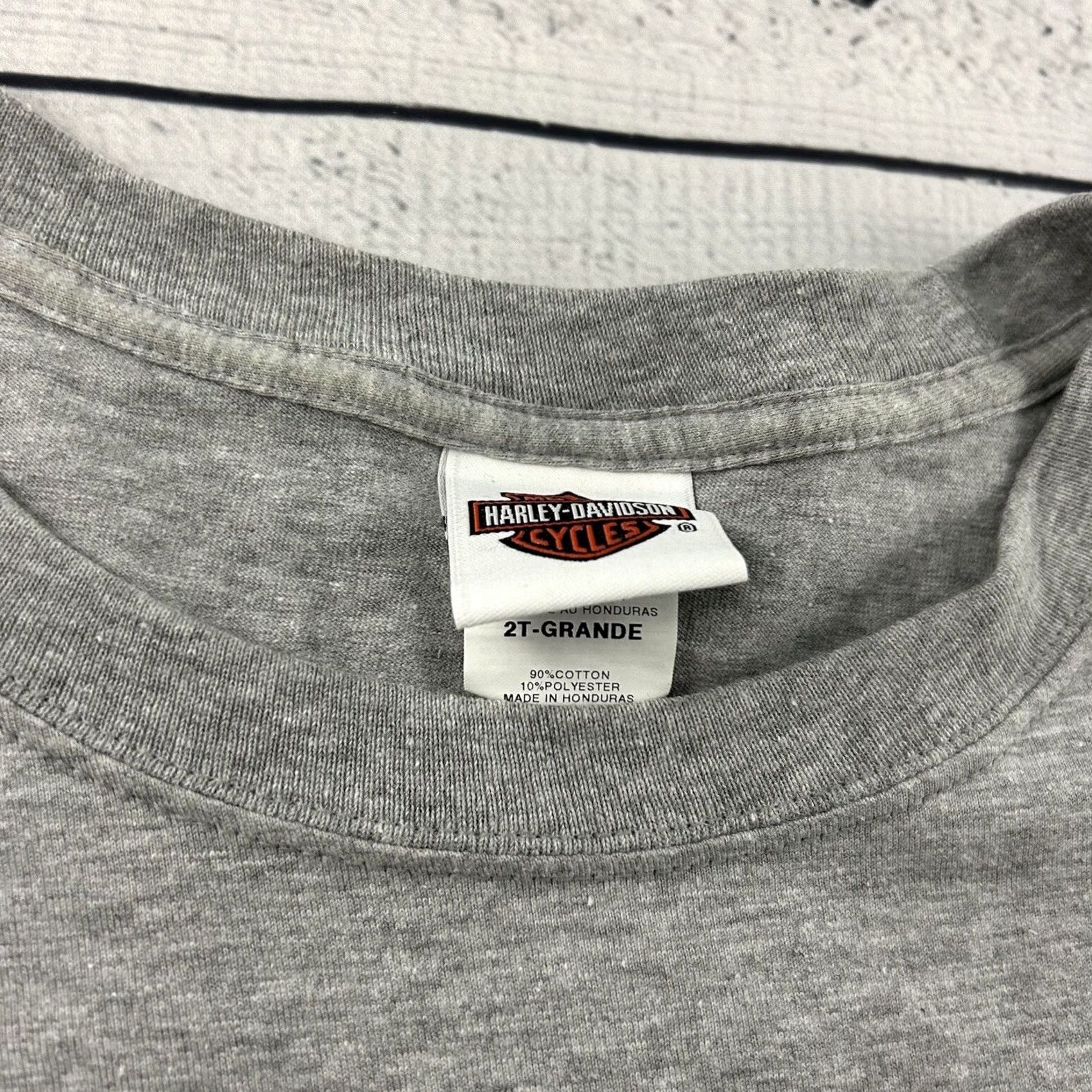 Harley Davidson Harley-Davidson Shirt T Shirt 2XL Men Gray Short Sleeve Vintage? Size US XXL / EU 58 / 5 - 2 Thumbnail