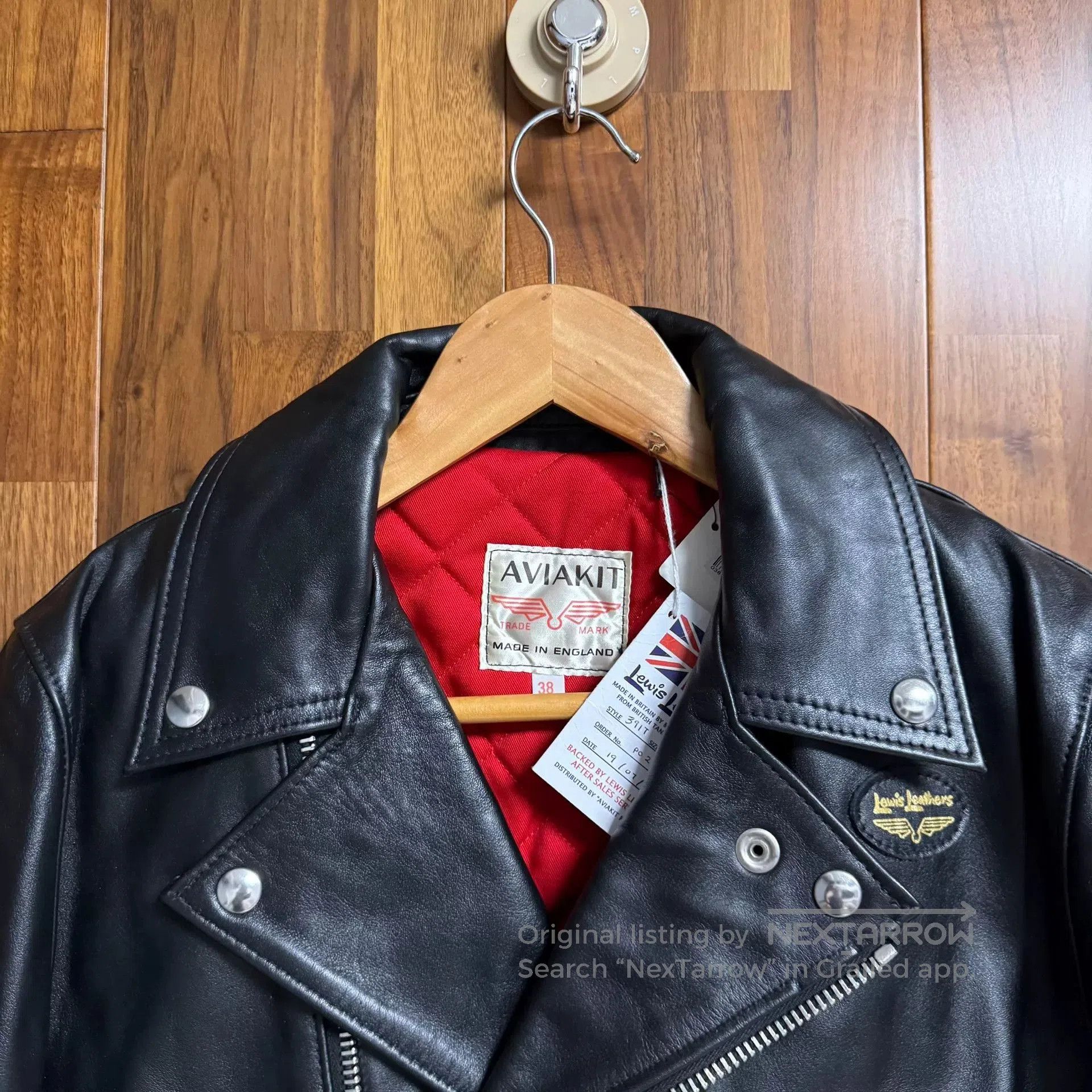 Lewis Leathers Black Lewis Leathers 391T Motorcycle Jacket. Size US S / EU 44-46 / 1 - 2 Thumbnail