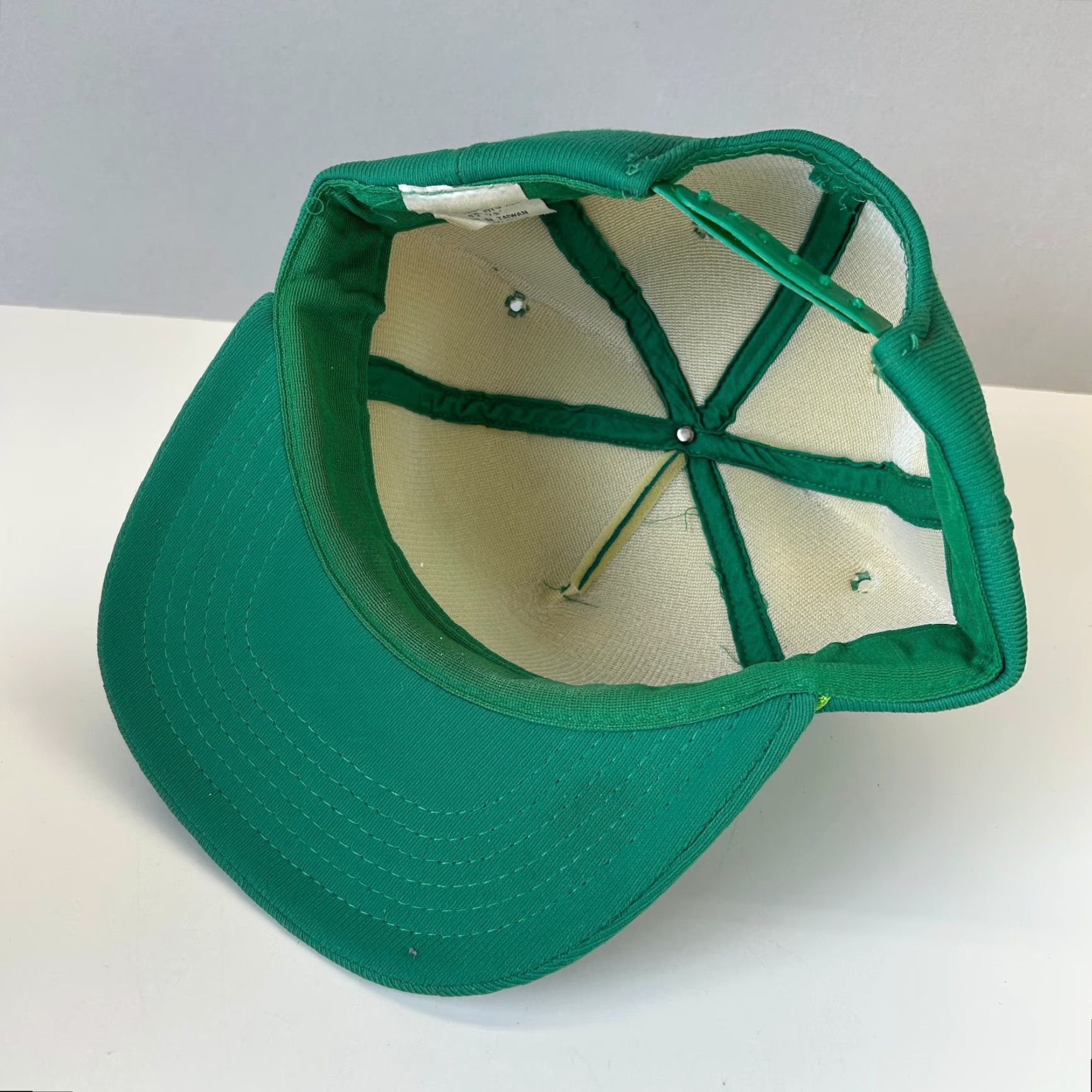 Vintage VINTAGE Dutra Dredging Company LIberty Sacramento Trucker Hat Green Thick Size ONE SIZE - 6 Thumbnail
