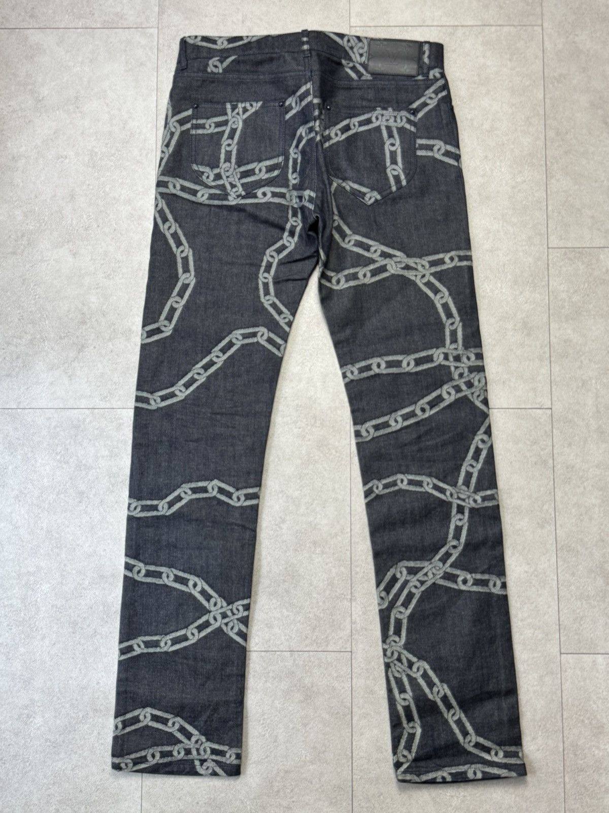 Louis Vuitton Louis Vuitton Chain Denim Pants Virgil Abloh | Grailed