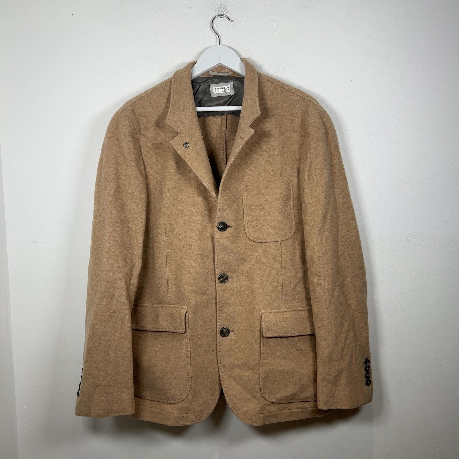 Brunello Cucinelli Brunello Cucinelli Cashmere Sport Coat Light Jacket Size US XL / EU 56 / 4 - 1 Thumbnail
