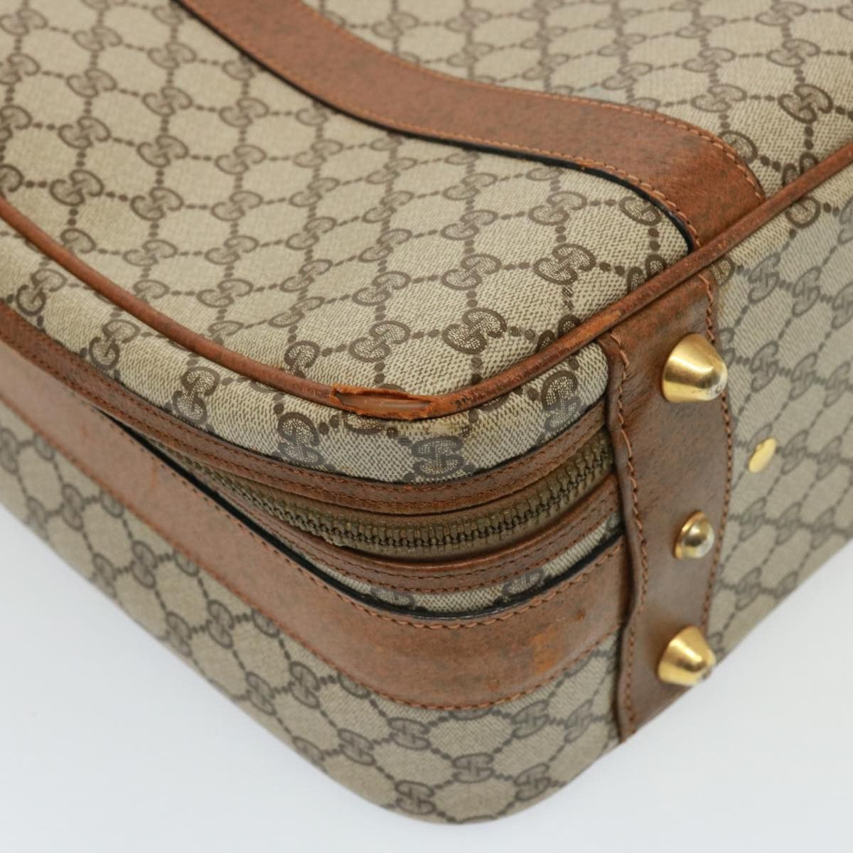 Gucci GUCCI GG Supreme Boston Bag Pvc Beige Size ONE SIZE - 12 Thumbnail
