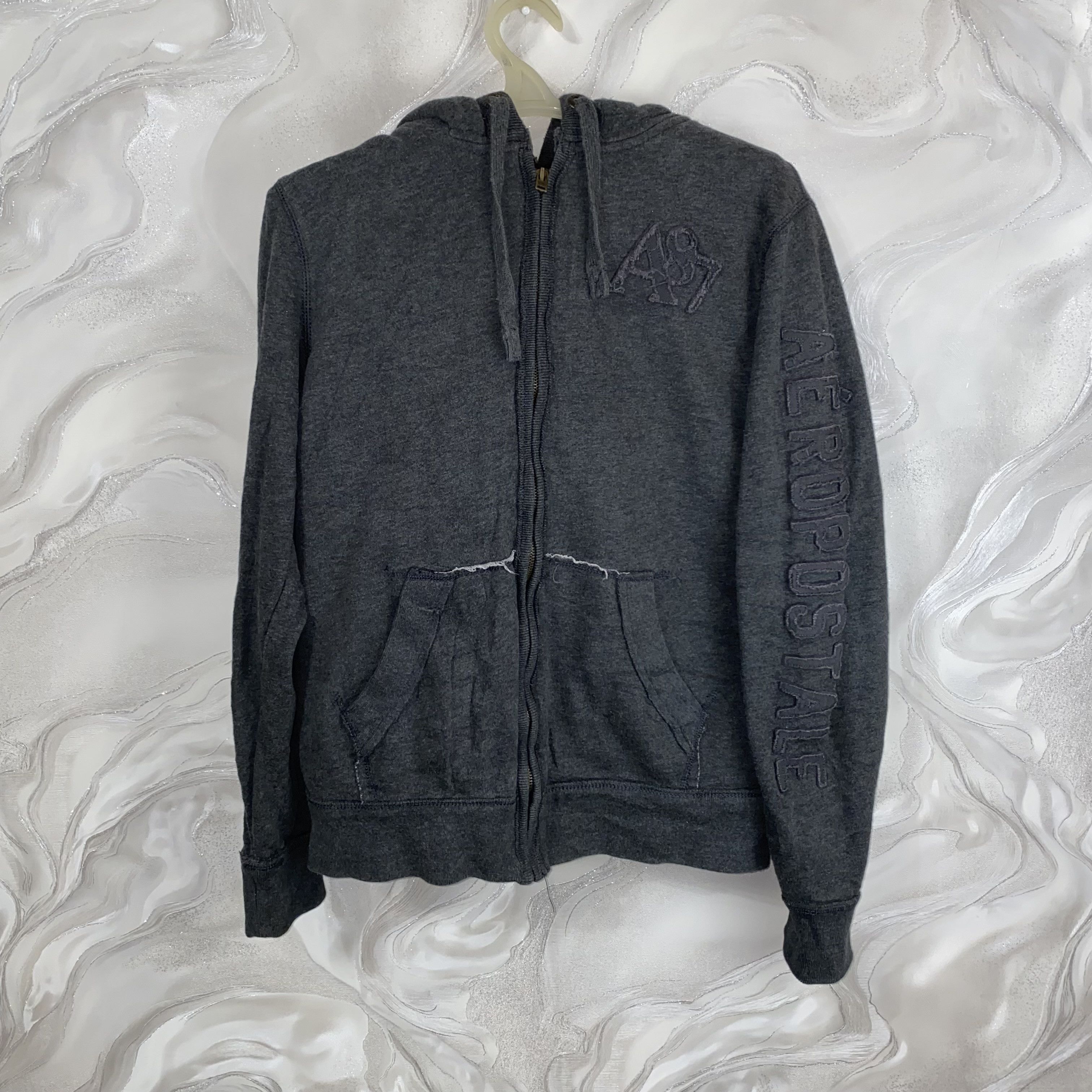 Aeropostale Aeropostale Vintage Y2K 2000s Zip Up Hoodie Size US M / EU 48-50 / 2 - 1 Thumbnail