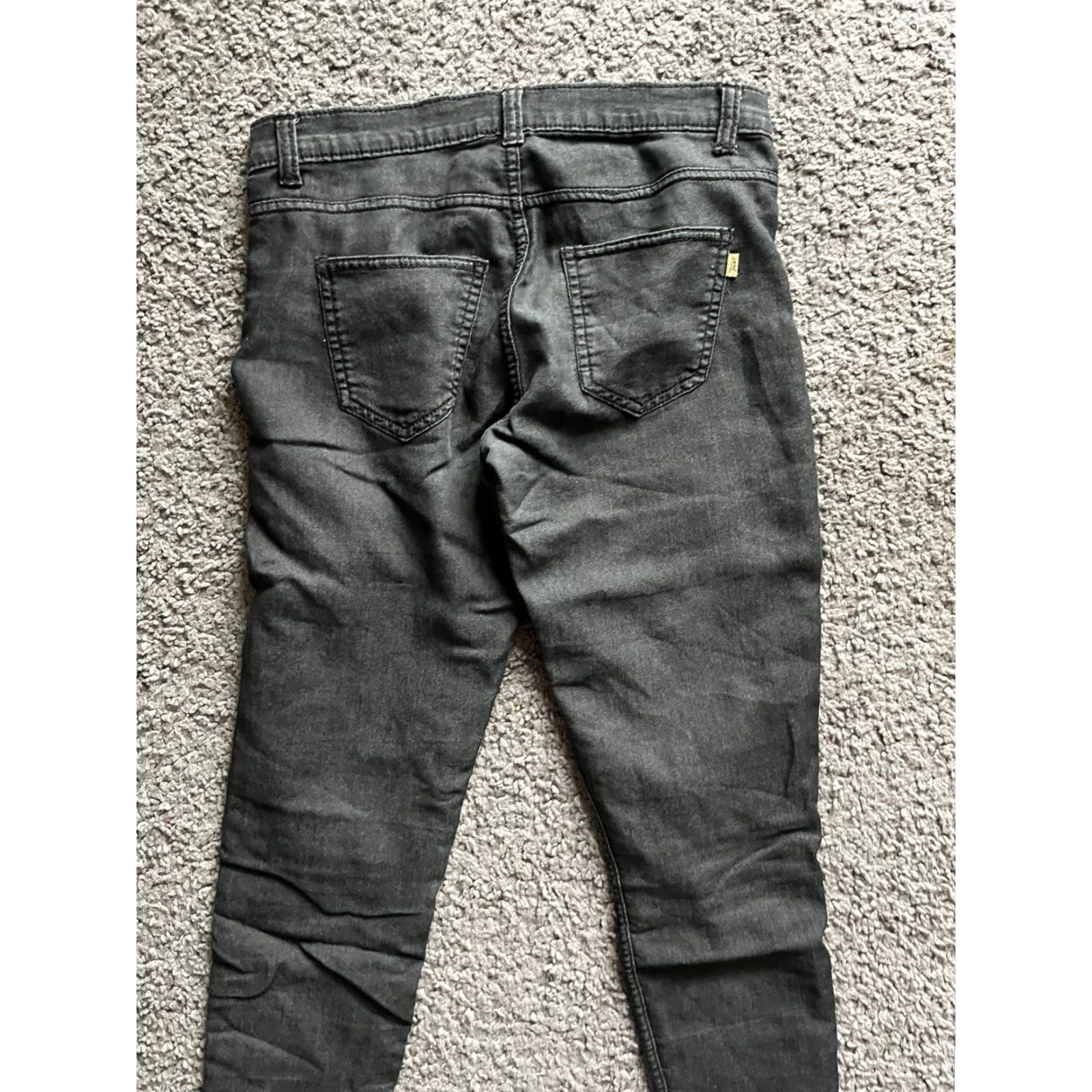 Juicy Couture Juicy Couture Jeans Womens 0 Black Skinny Denim Stretch Pockets Size 25" / US 0 / IT 36 - 2 Thumbnail