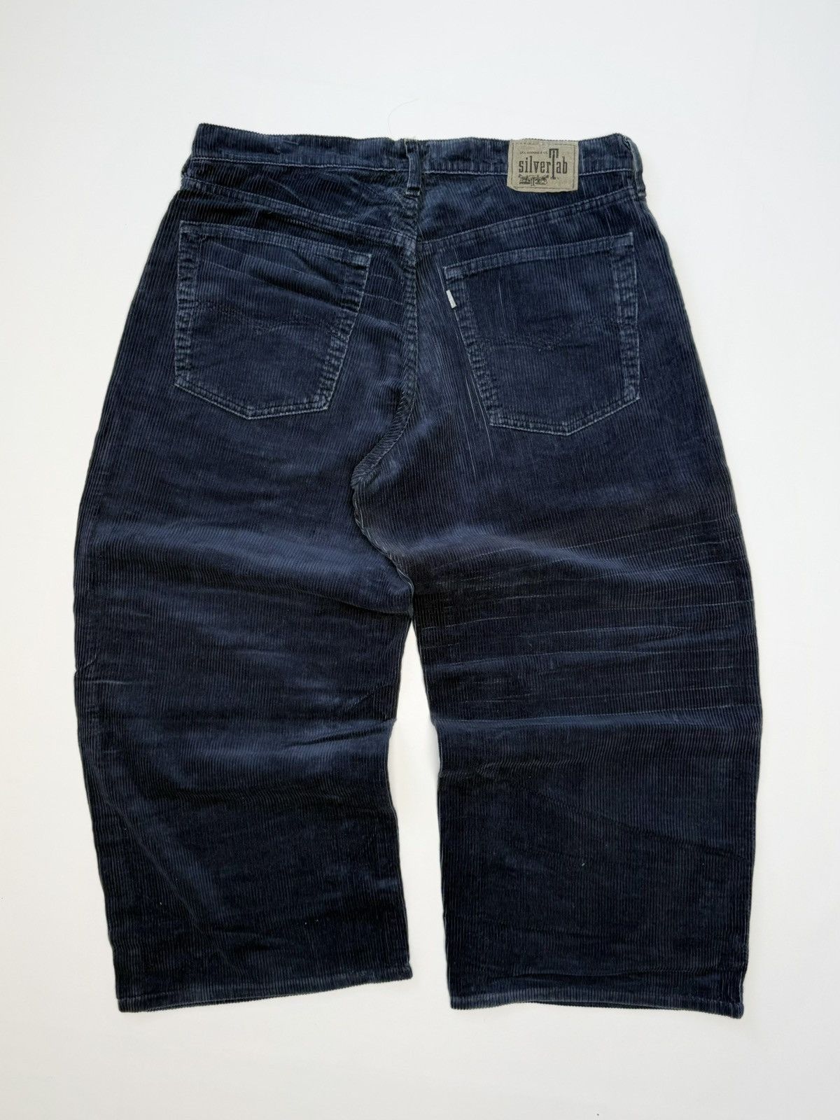 Levi's Vintage 90’s Levis Silvertab Baggy Puple tag Navy Corduroy Size US 34 / EU 50 - 2 Thumbnail
