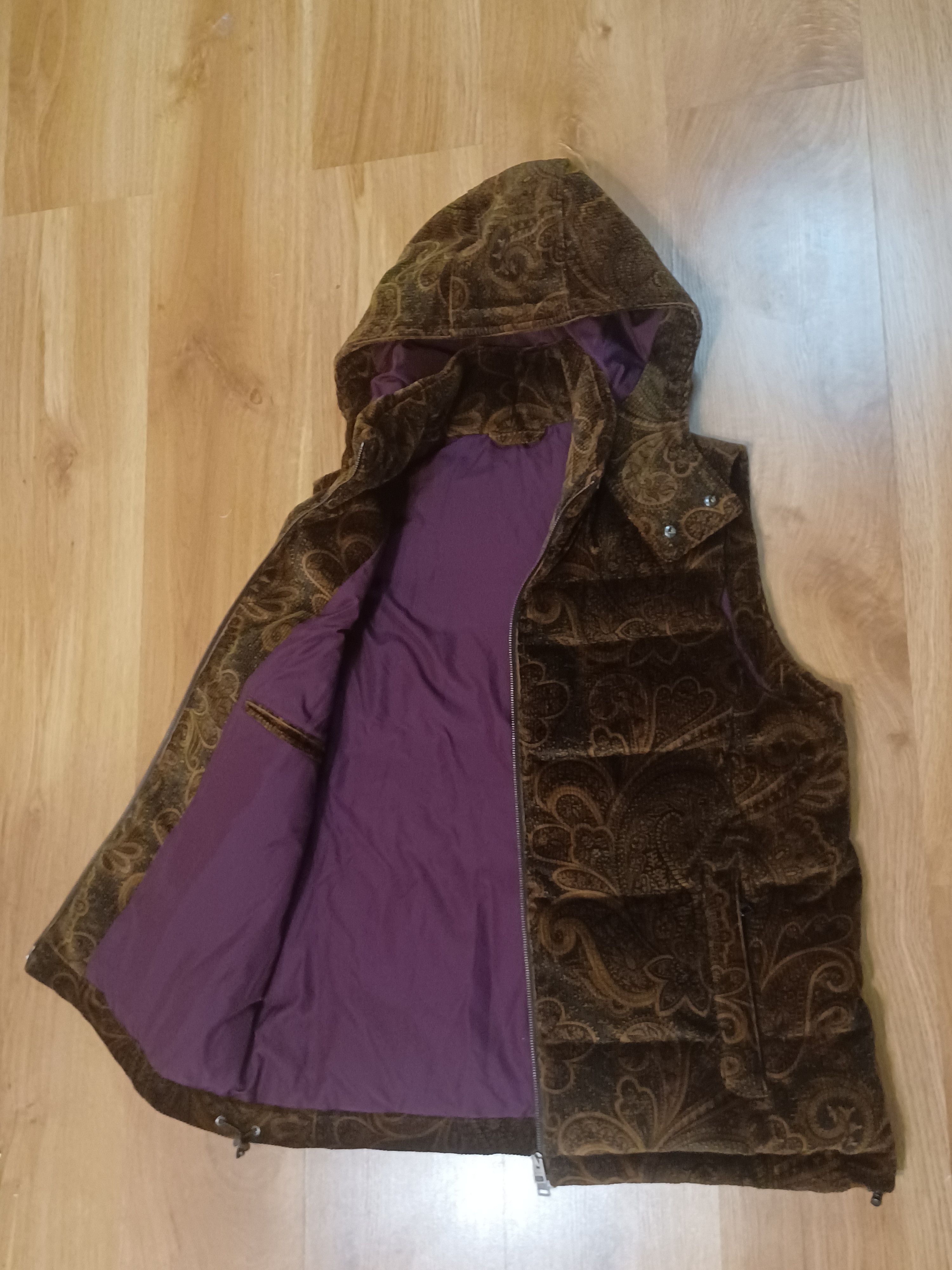Etro $1750 FW20 Etro Paisley Down Padded Vest Sleeveless Size US M / EU 48-50 / 2 - 4 Thumbnail