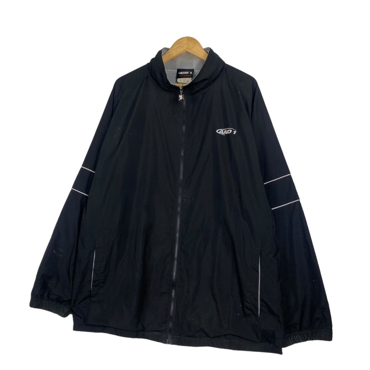 Japanese Brand × Vintage Vintage 90s AND1 Basketball windbreaker Size US XL / EU 56 / 4 - 2 Thumbnail