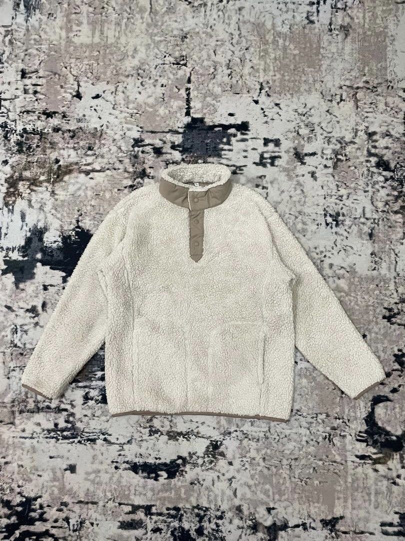 Japanese Brand × Uniqlo × White Mountaineering Uniqlo White Mountaineering Fleece Sherpa Halfbutton Sweater Size US S / EU 44-46 / 1 - 1 Thumbnail