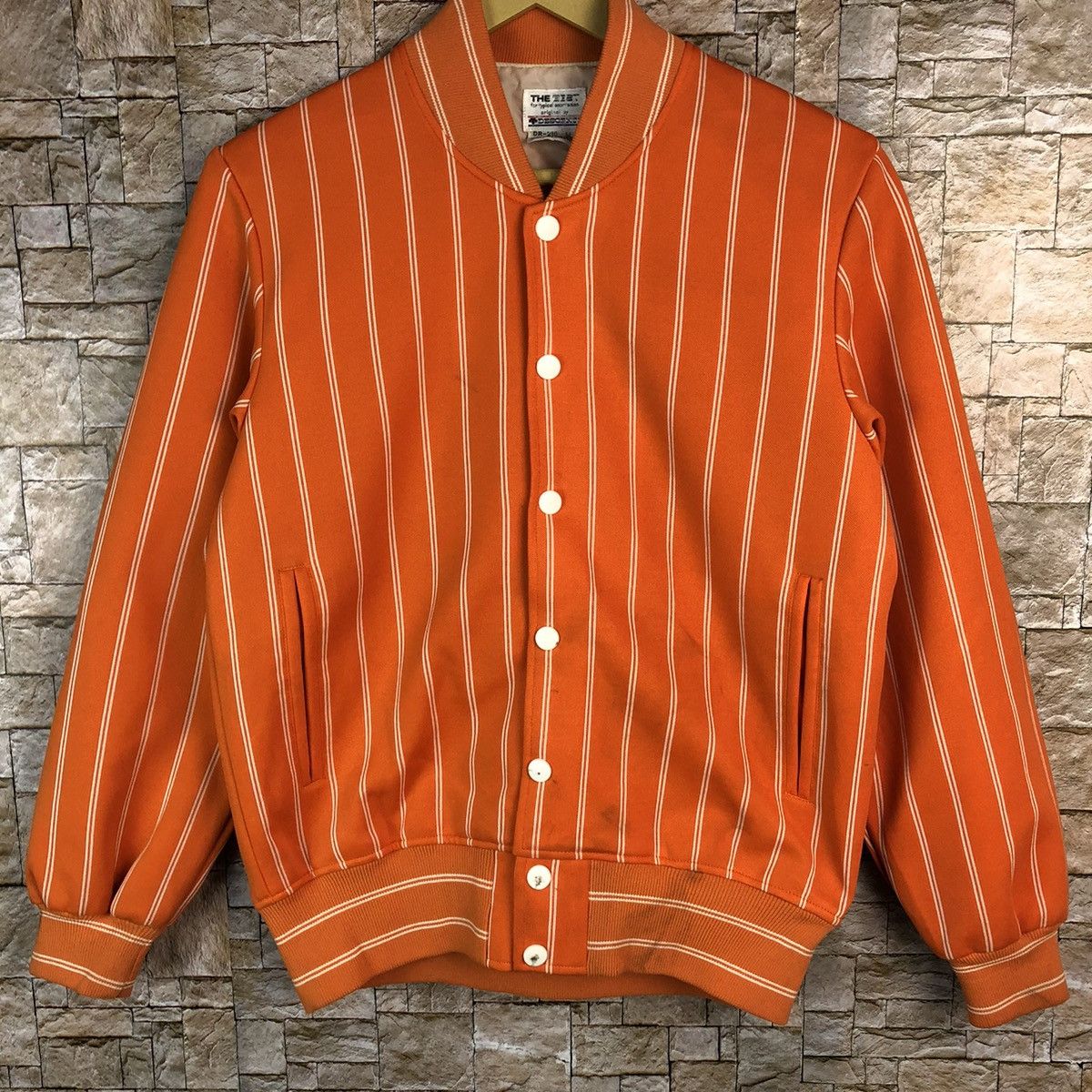 Descente Descente Orange Bombers varsity Jacket #A831 Size US S / EU 44-46 / 1 - 3 Thumbnail